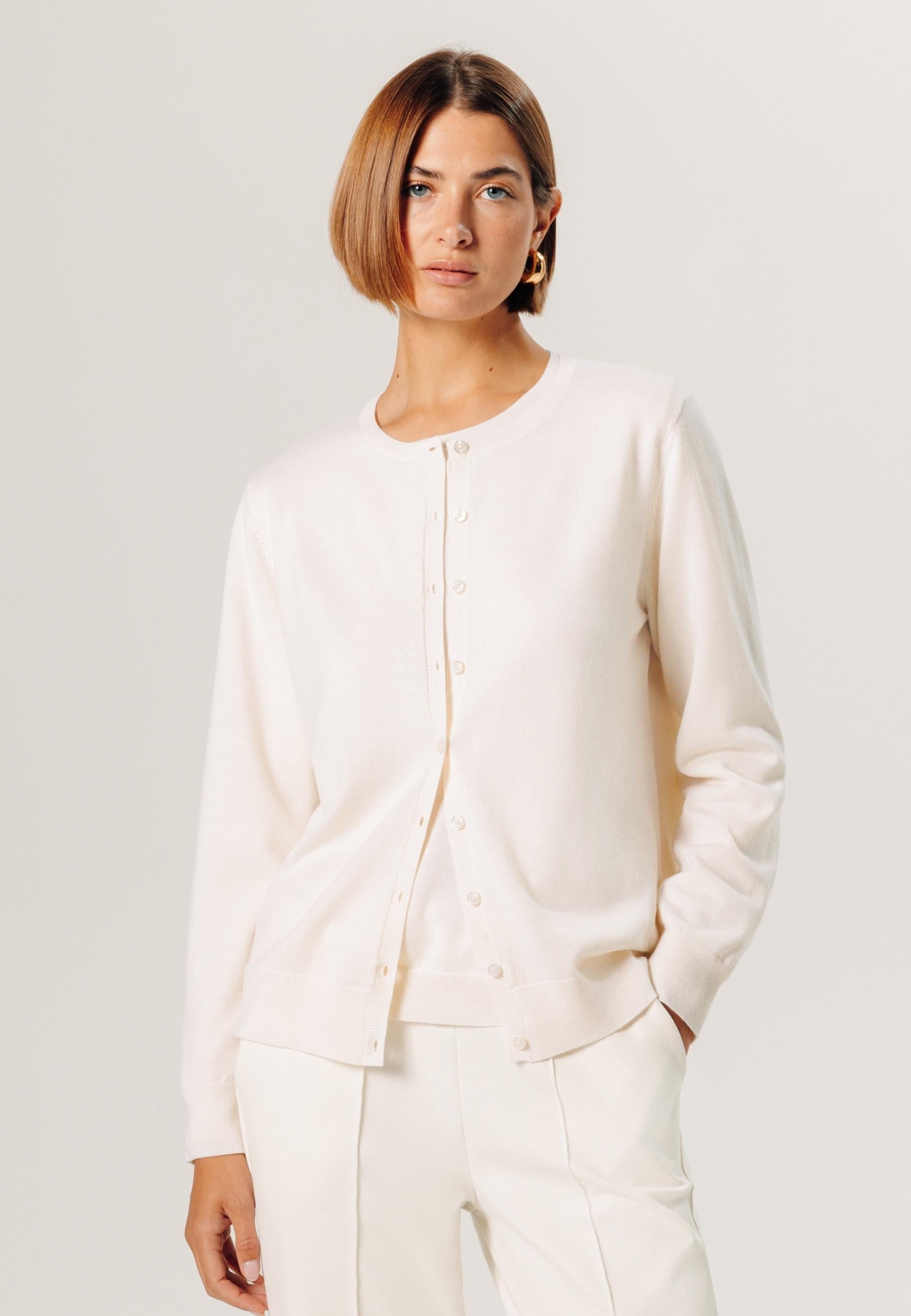 Merino wool cardigan RODIER White