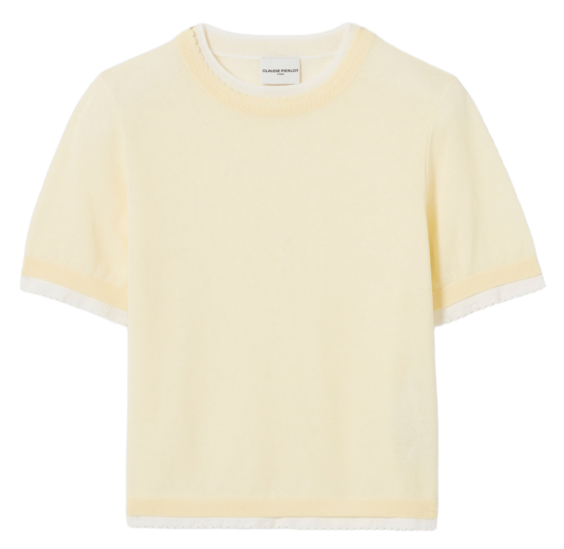 Rechte trui | katoenblend CLAUDIE PIERLOT Beige