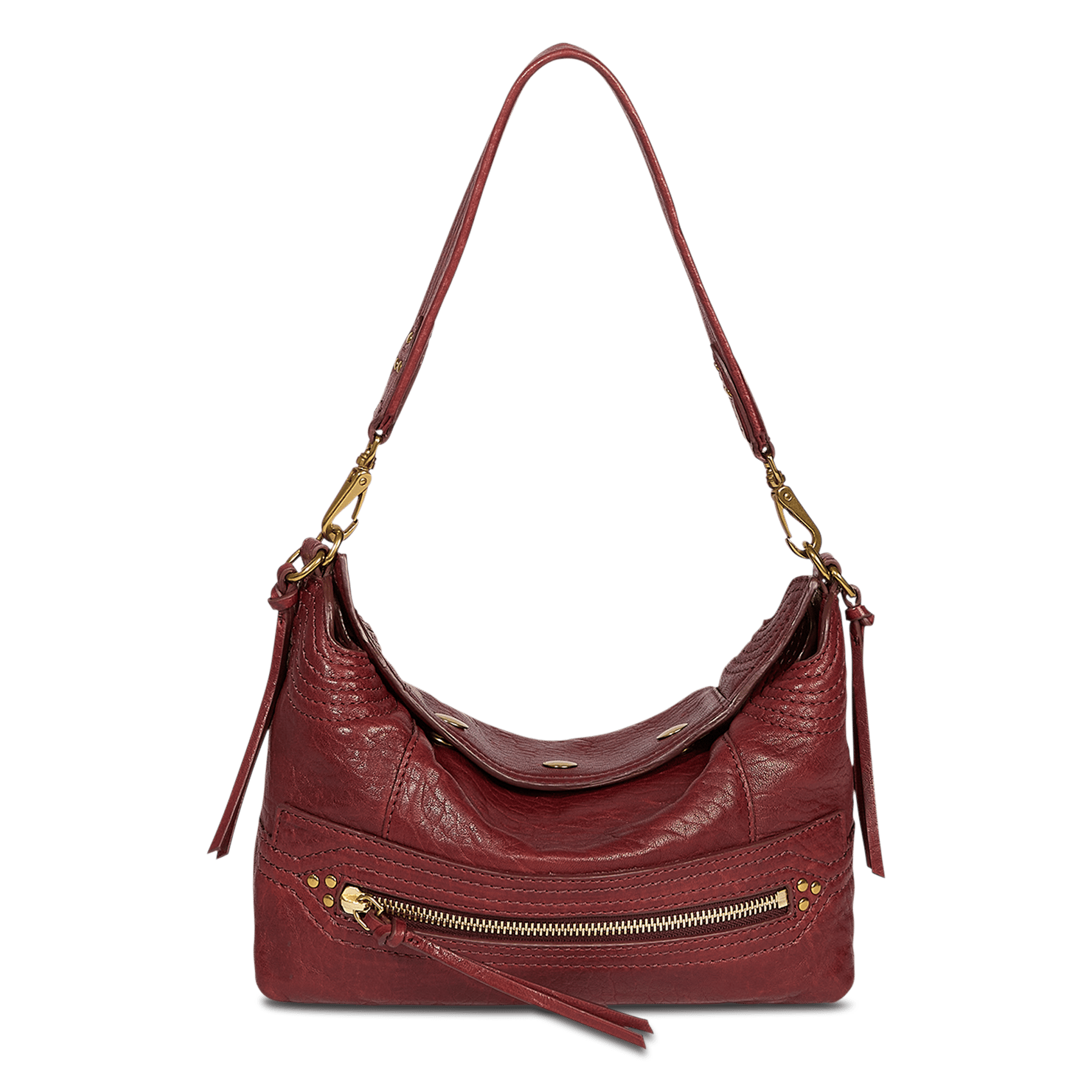 Leather handbag JEROME DREYFUSS Red