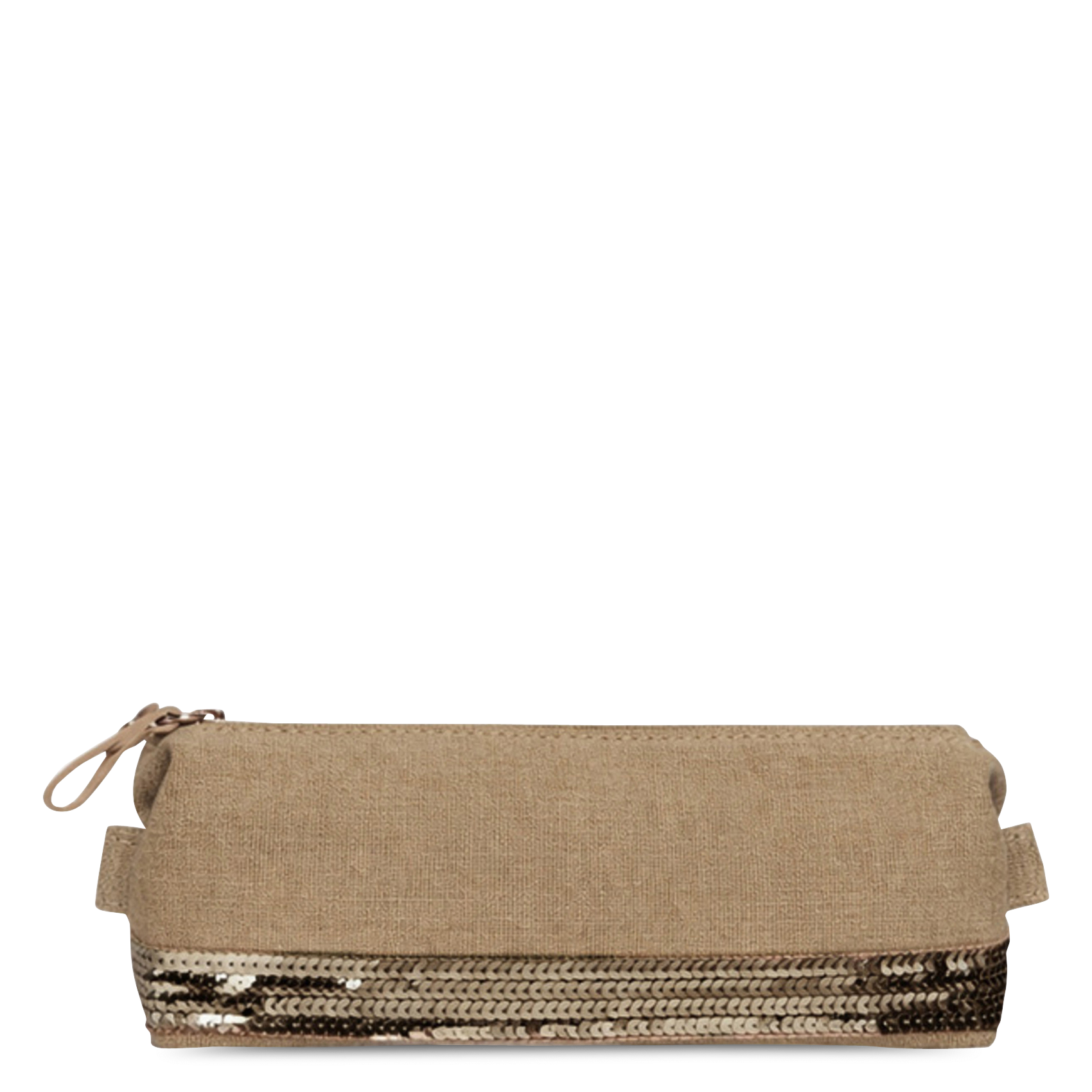 Zipped linen clutch bag VANESSA BRUNO