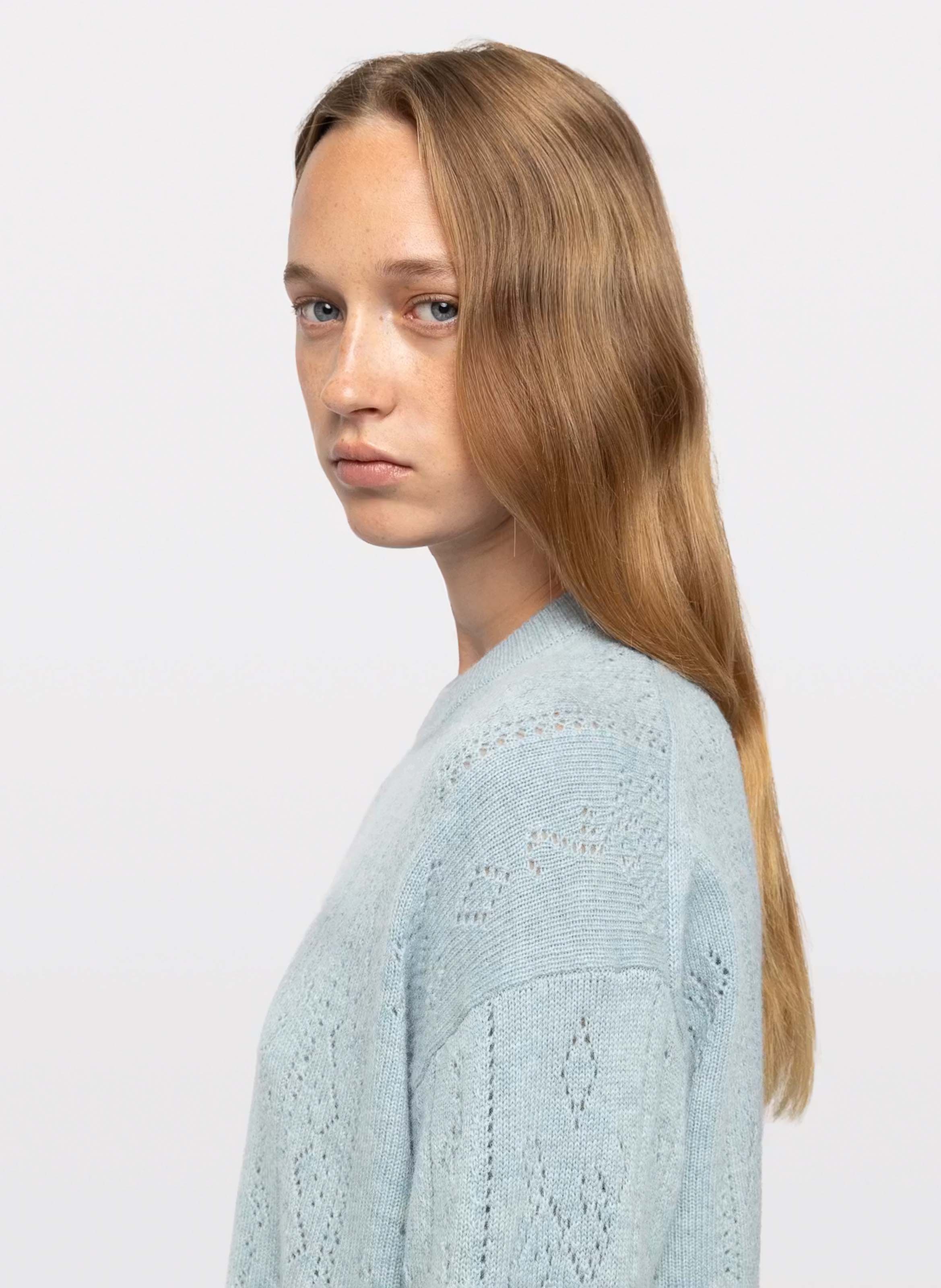 Oversized wool and cashmere sweater | Blue ZADIG&VOLTAIRE Women