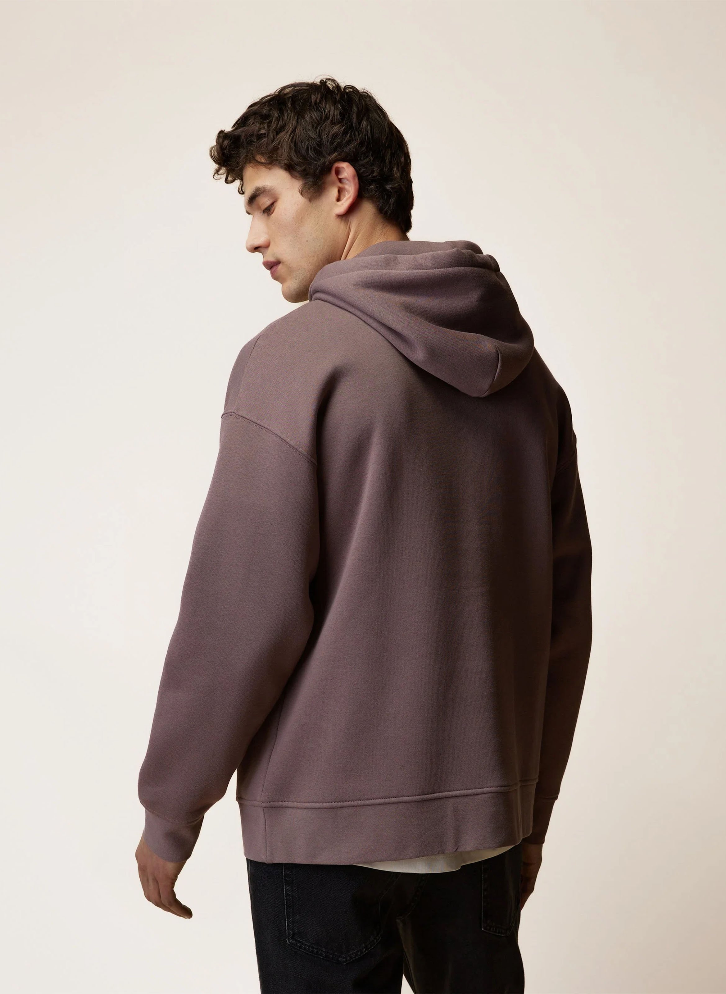Kapuzenpullover aus Baumwollmischung FAGUO Violett