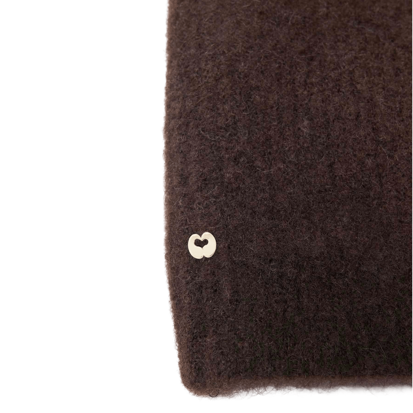 Cagoule en laine mélangée MAJE Marron