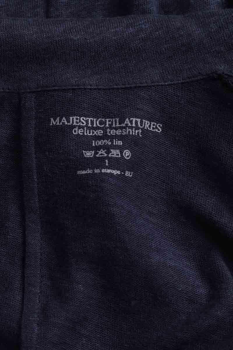 Cardigan MAJESTIC FILATURES - SECONDE MAIN Blue