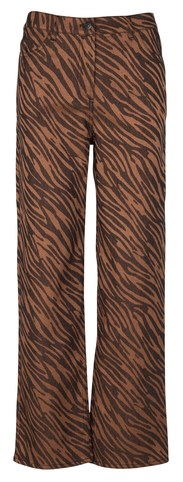 Straight-leg printed cotton-blend pants SAMSOE SAMSOE Multicolored