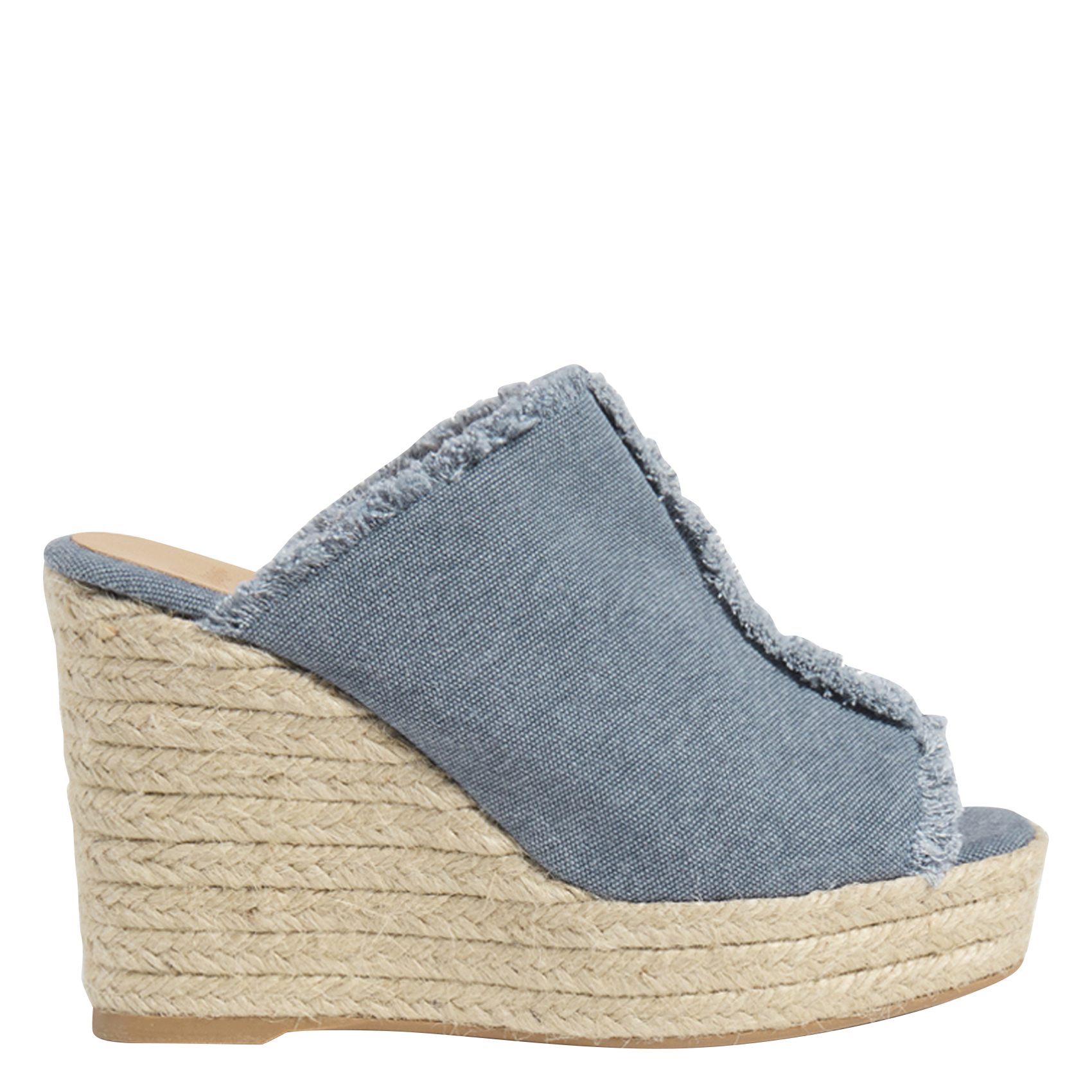 Cotton wedge sandals CASTANER Blue