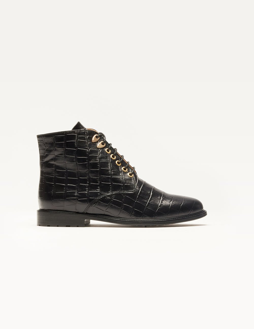 Lace-up ankle boots ODAJE EX. M.MOUSTACHE Black