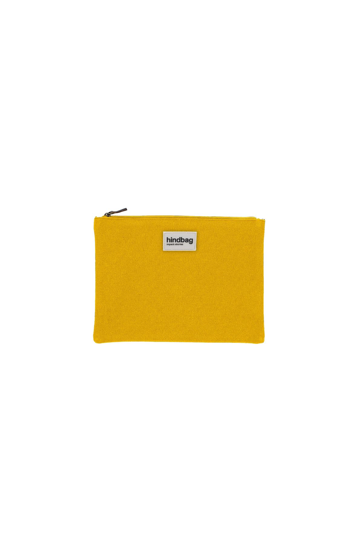 Cotton clutch bag HINDBAG Yellow