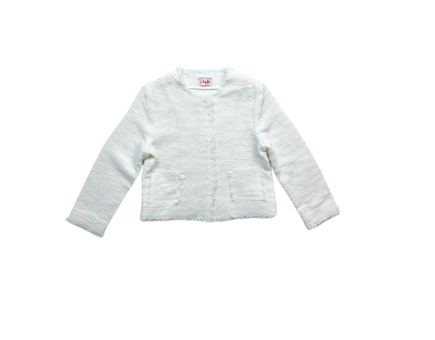 White Kids Jacket - 6 years IL GUFO - Seconde main White