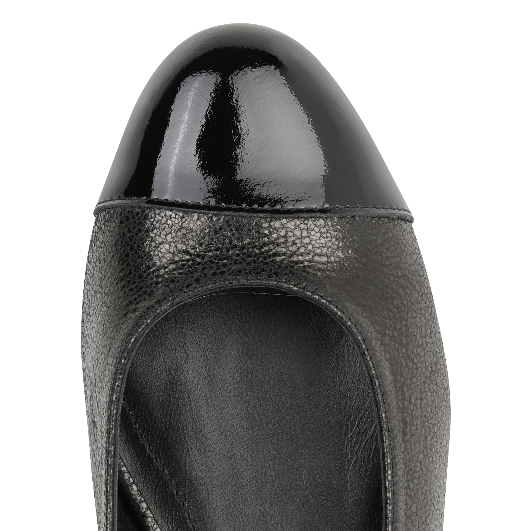 Ballerines en cuir AUGUSTA Noir