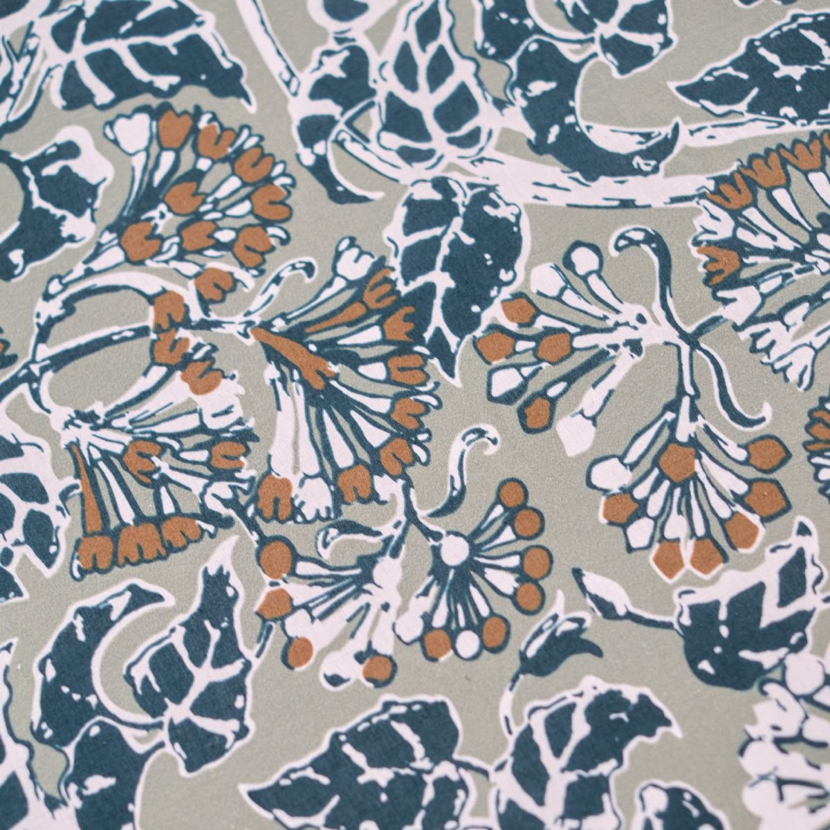 Printed cotton bed set TODAY LINGE DE MAISON Blue