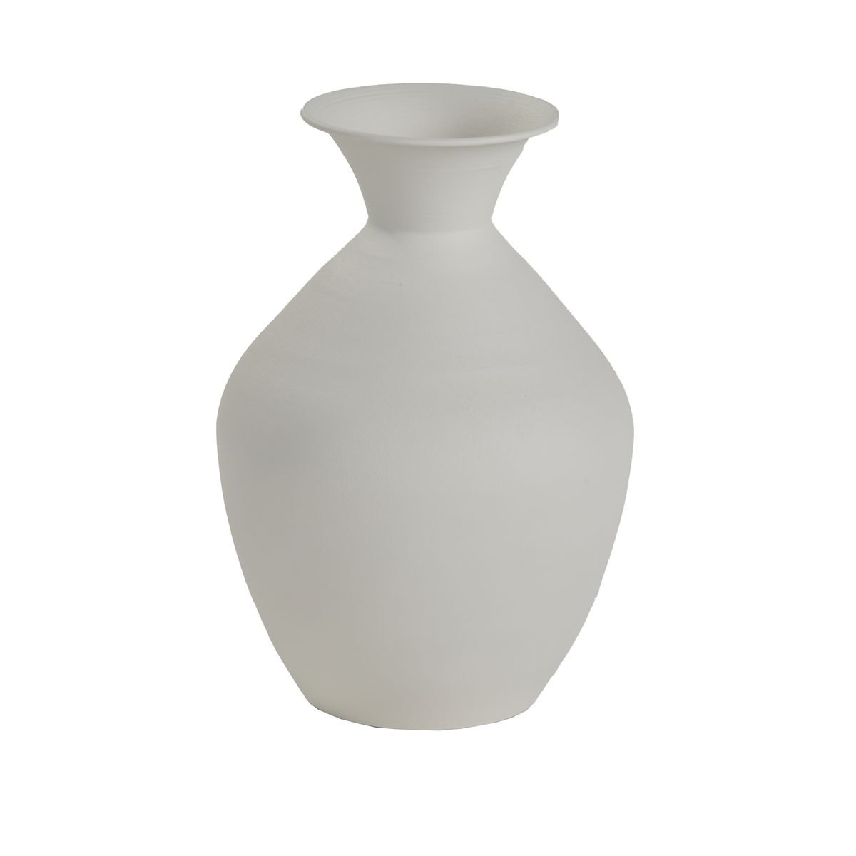 Vase en métal FACTORY Blanc