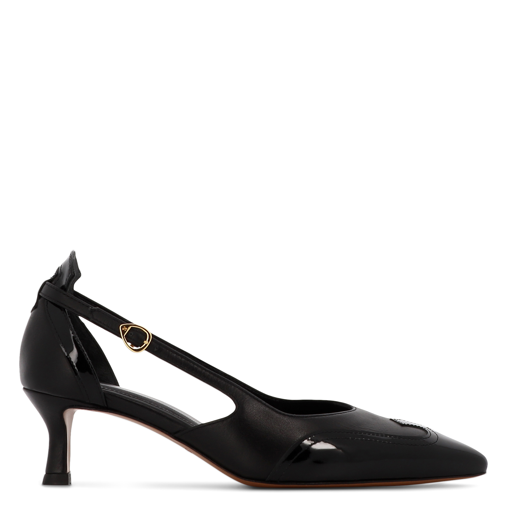 Escarpins en cuir SOCQUE PARIS Noir