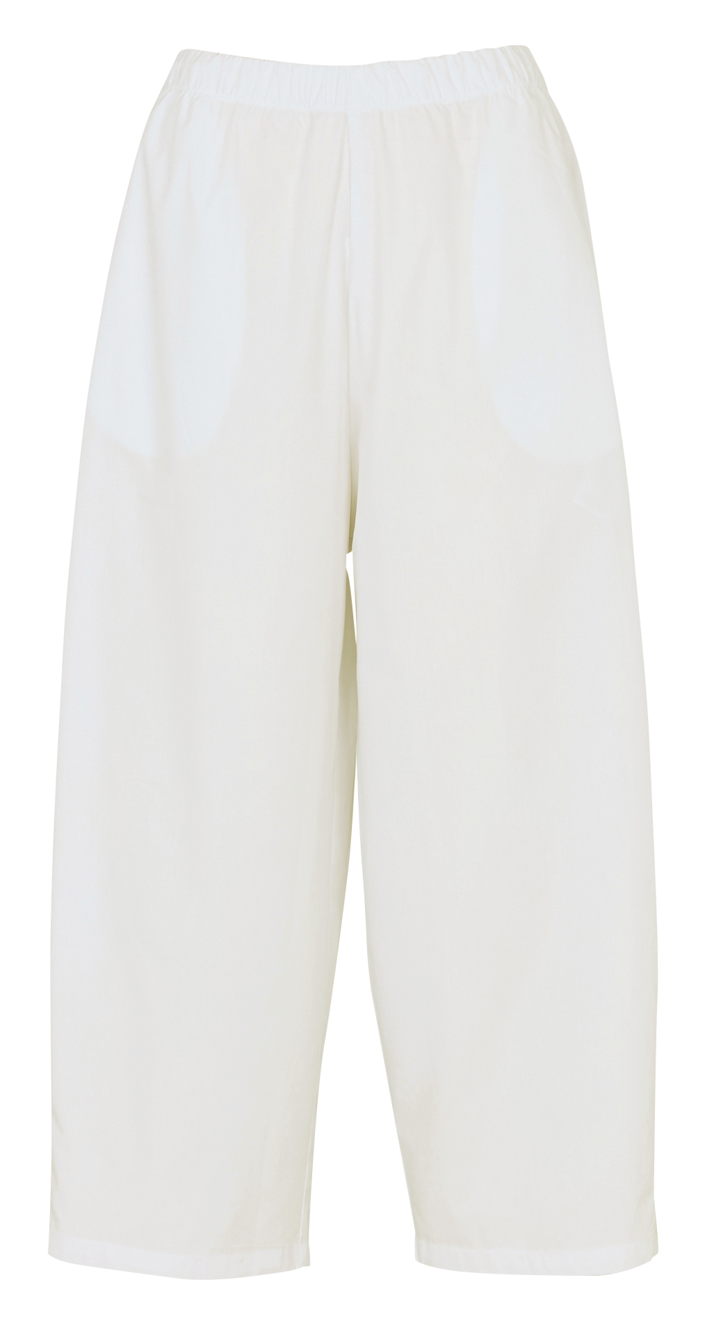 Pantalon large en coton RITA ROW Blanc