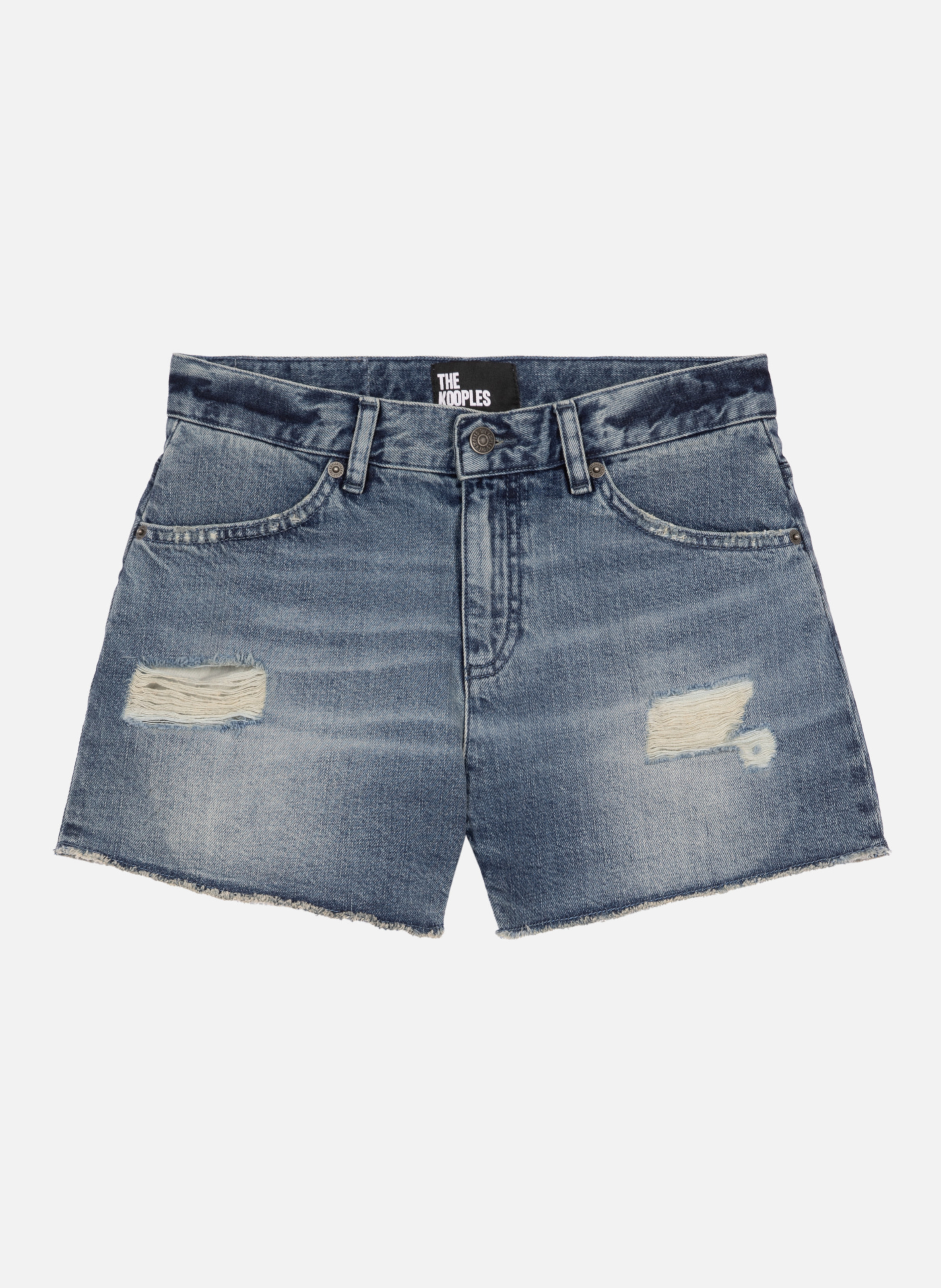 Denim shorts THE KOOPLES Blue