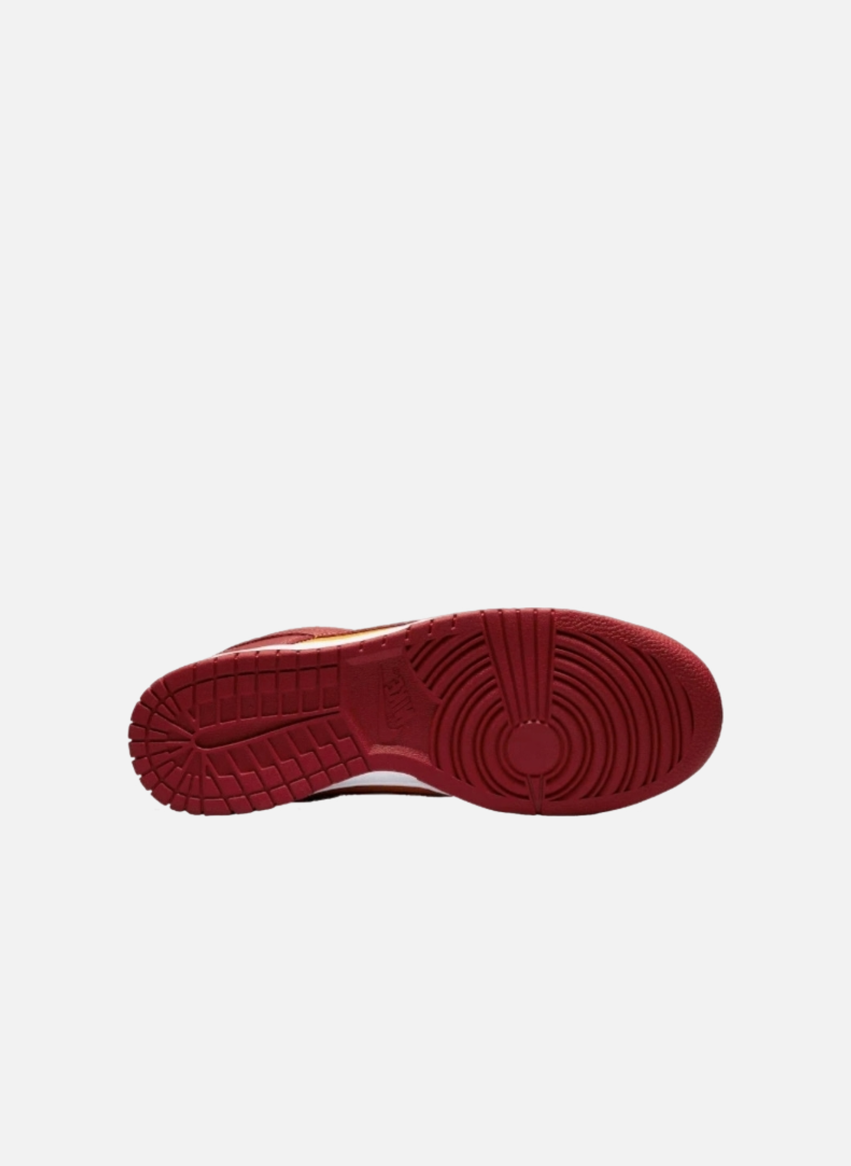 Leather low-top sneakers NIKE Orange