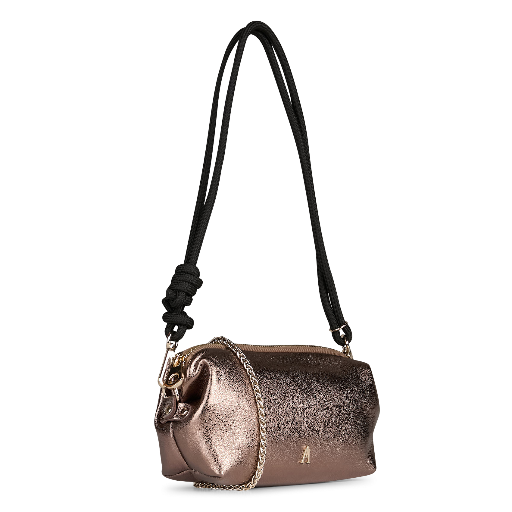 Sac porté épaule en cuir  CRAIE STUDIO Doré