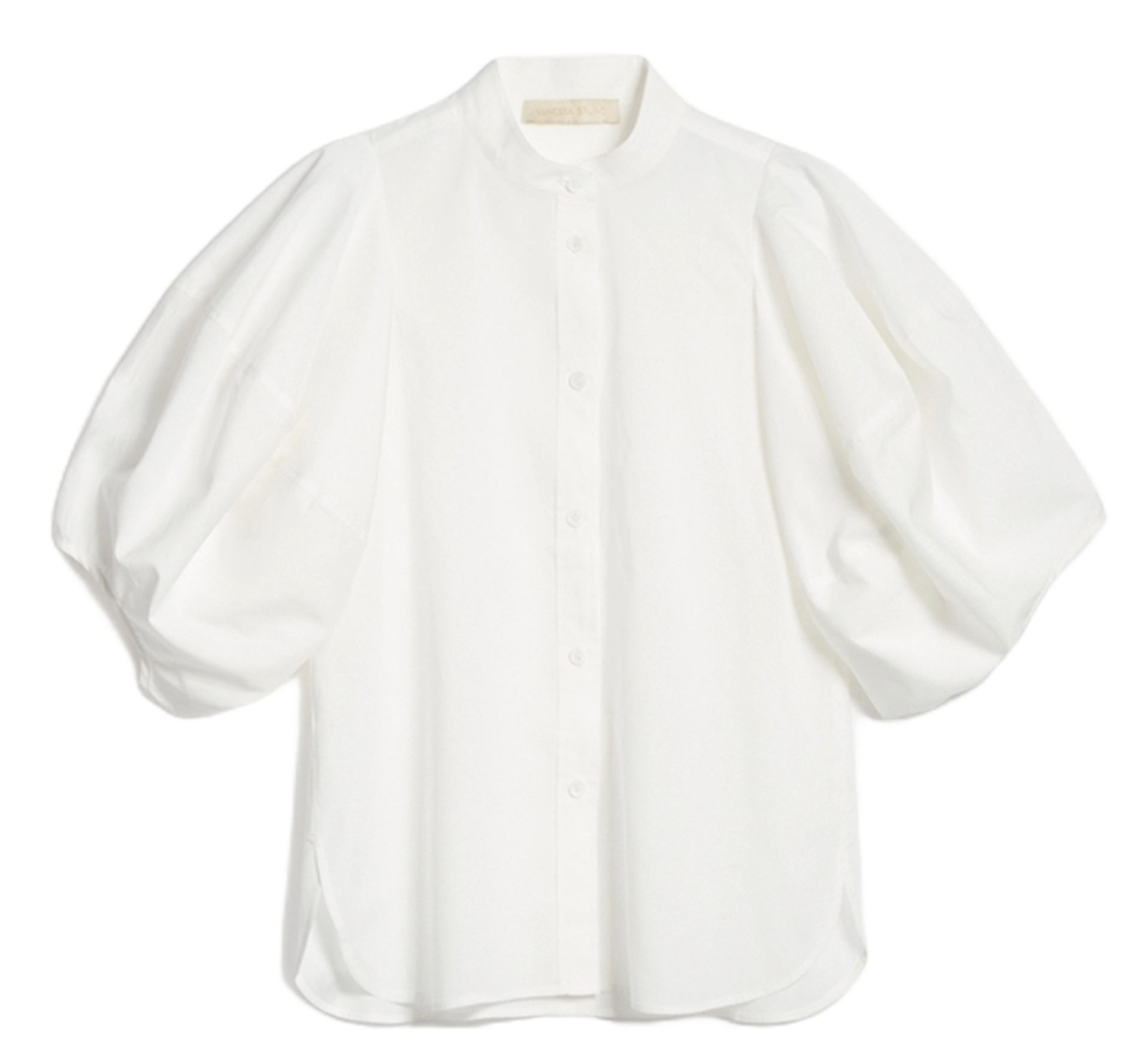 Blouse met ronde hals VANESSA BRUNO Beige