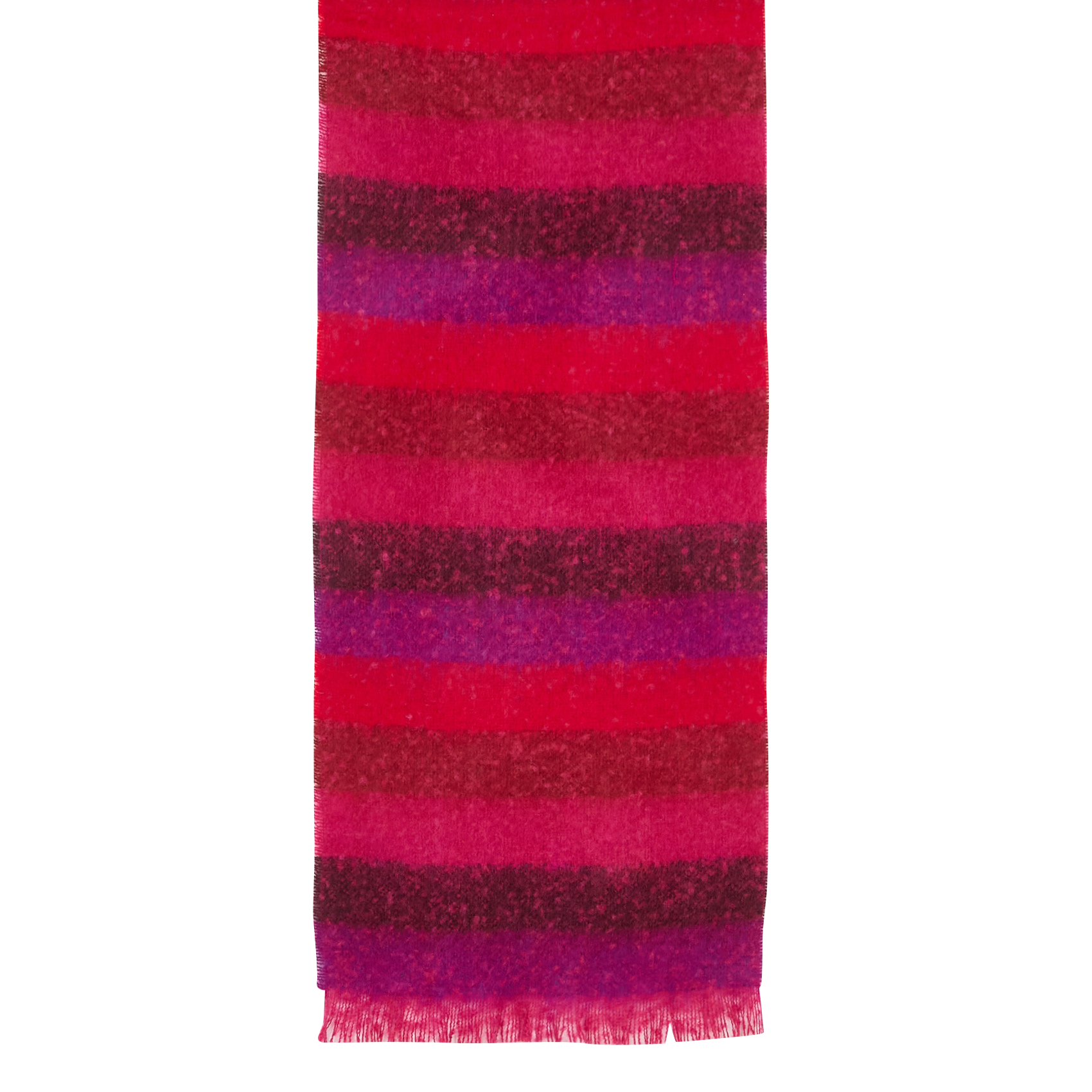 Echarpe motif rayé LA FEE MARABOUTEE Rouge