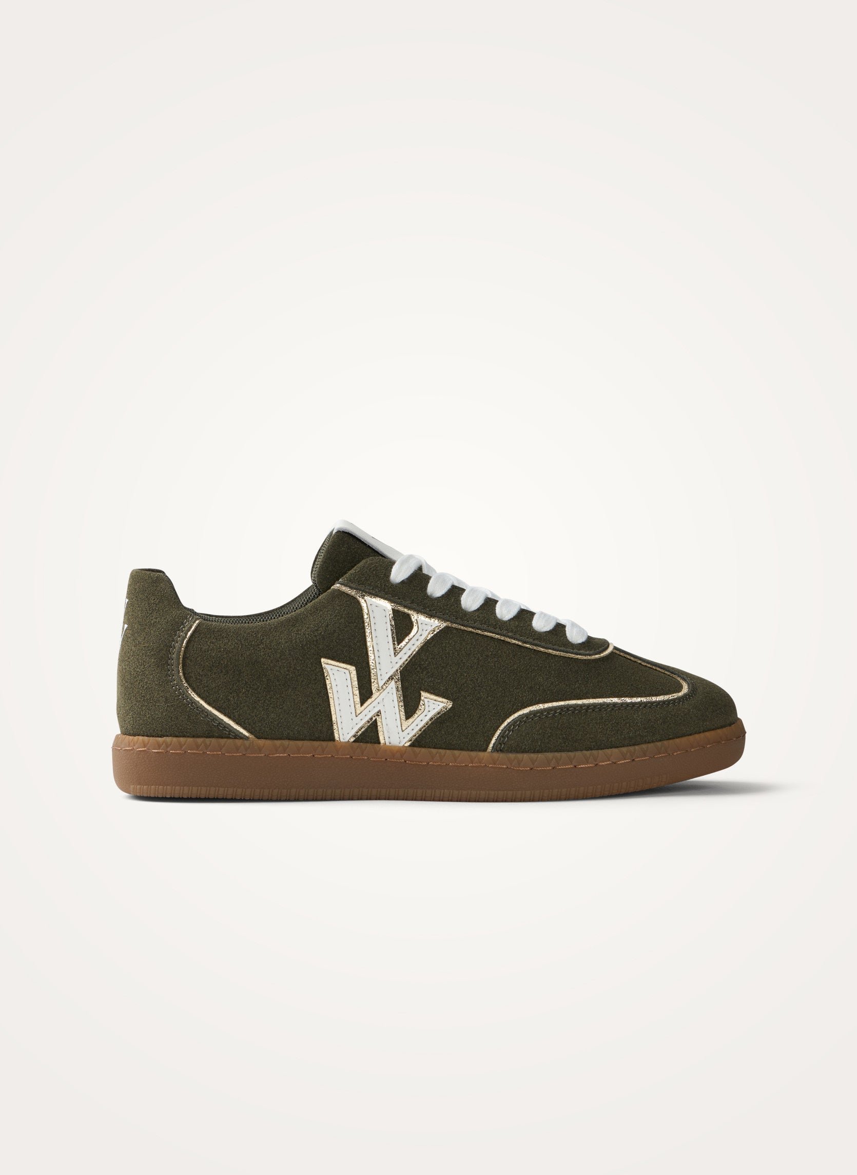 Low lace-up retro sneakers VANESSA WU Green