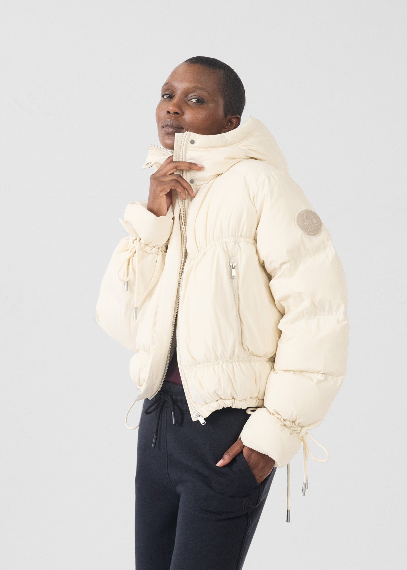 Puffer jacket for extreme cold weather - Nami JOTT White