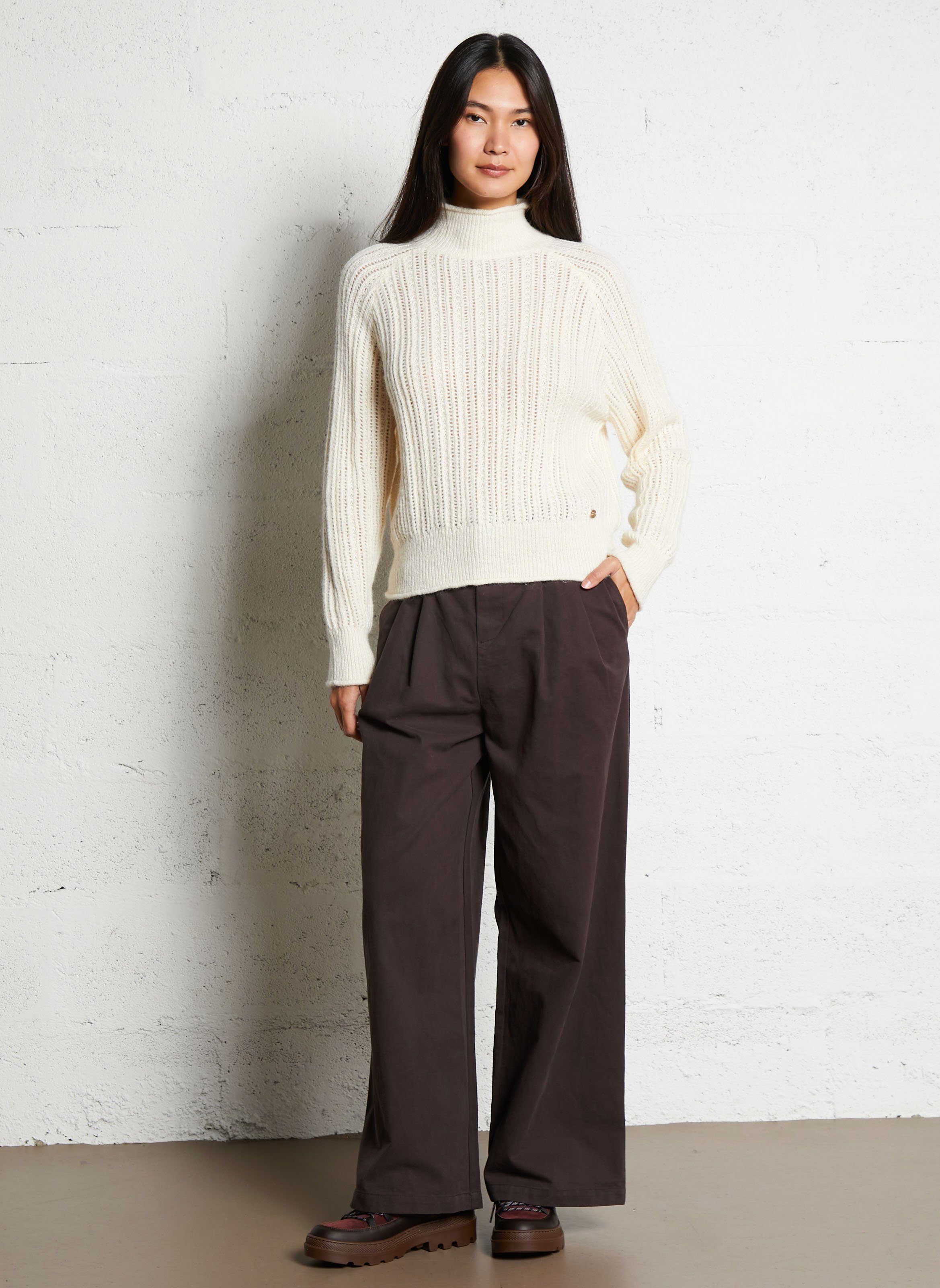 Weit geschnittene Jeans THE KORNER Braun