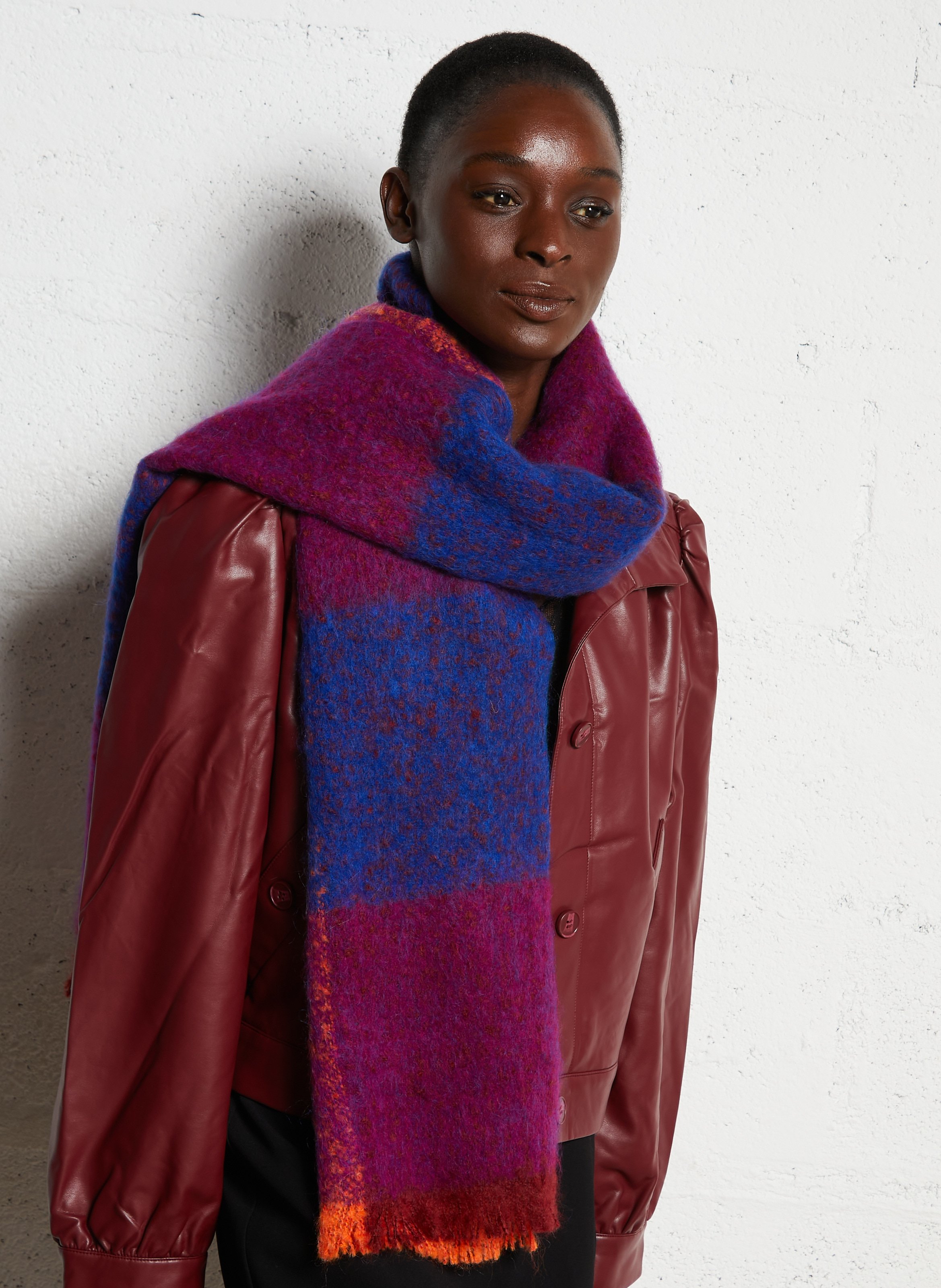 Geruite foulard AU PRINTEMPS PARIS Veelkleurig