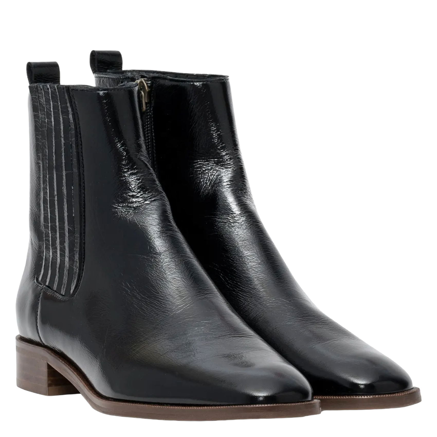 Bottines en cuir BOCAGE Noir