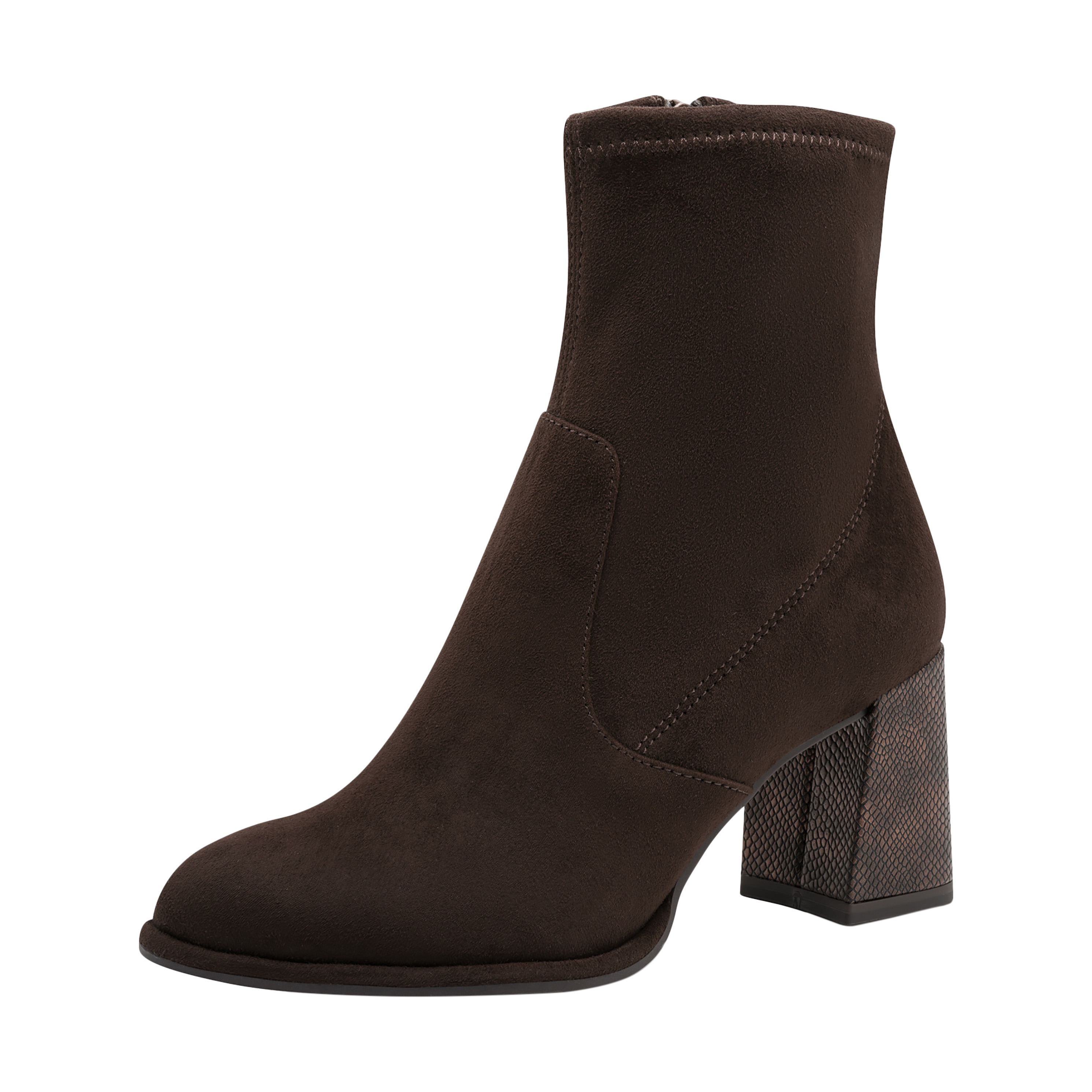 Ankle boots with heel TAMARIS Brown