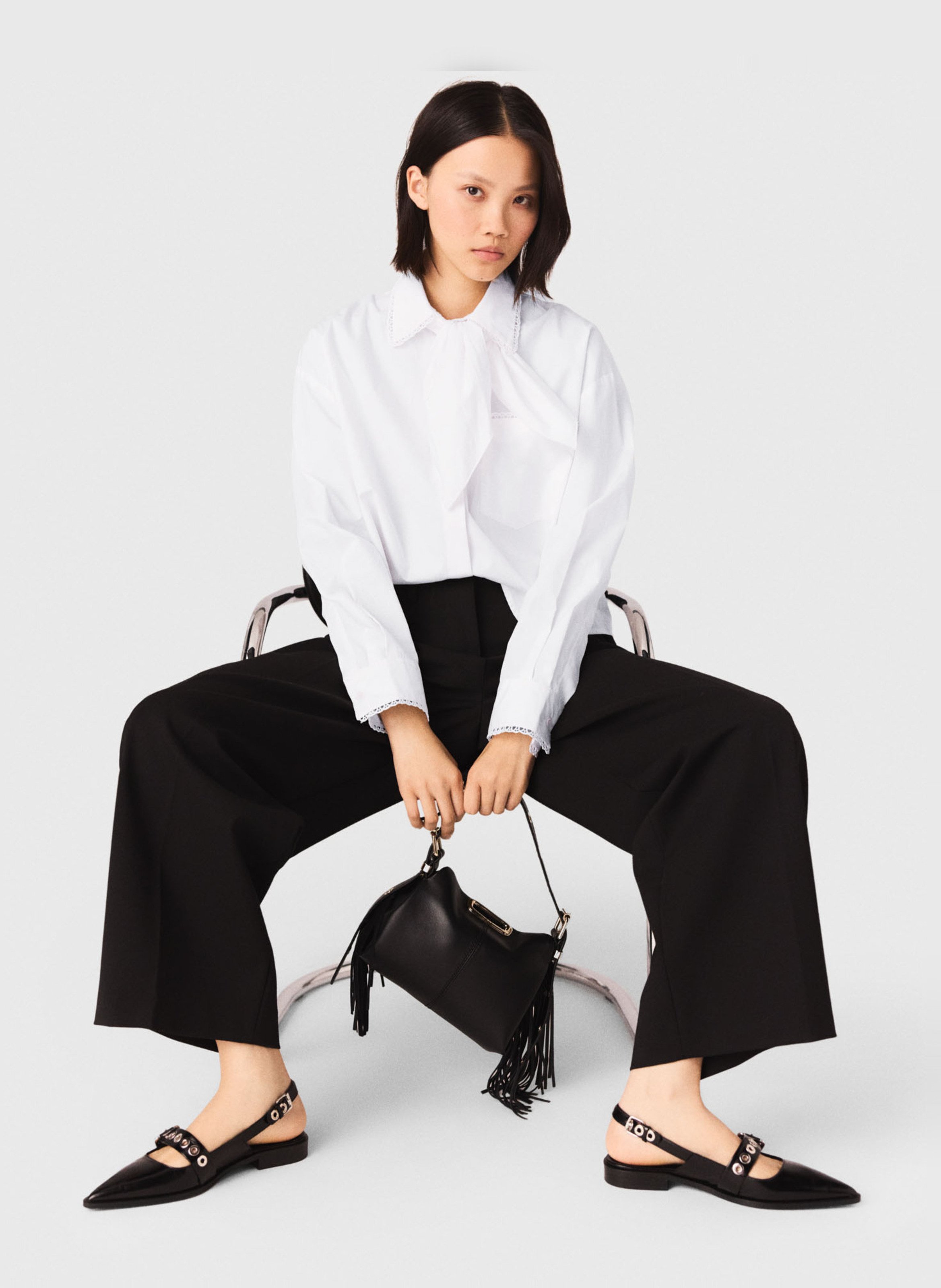 Palazzo pants MAJE Black