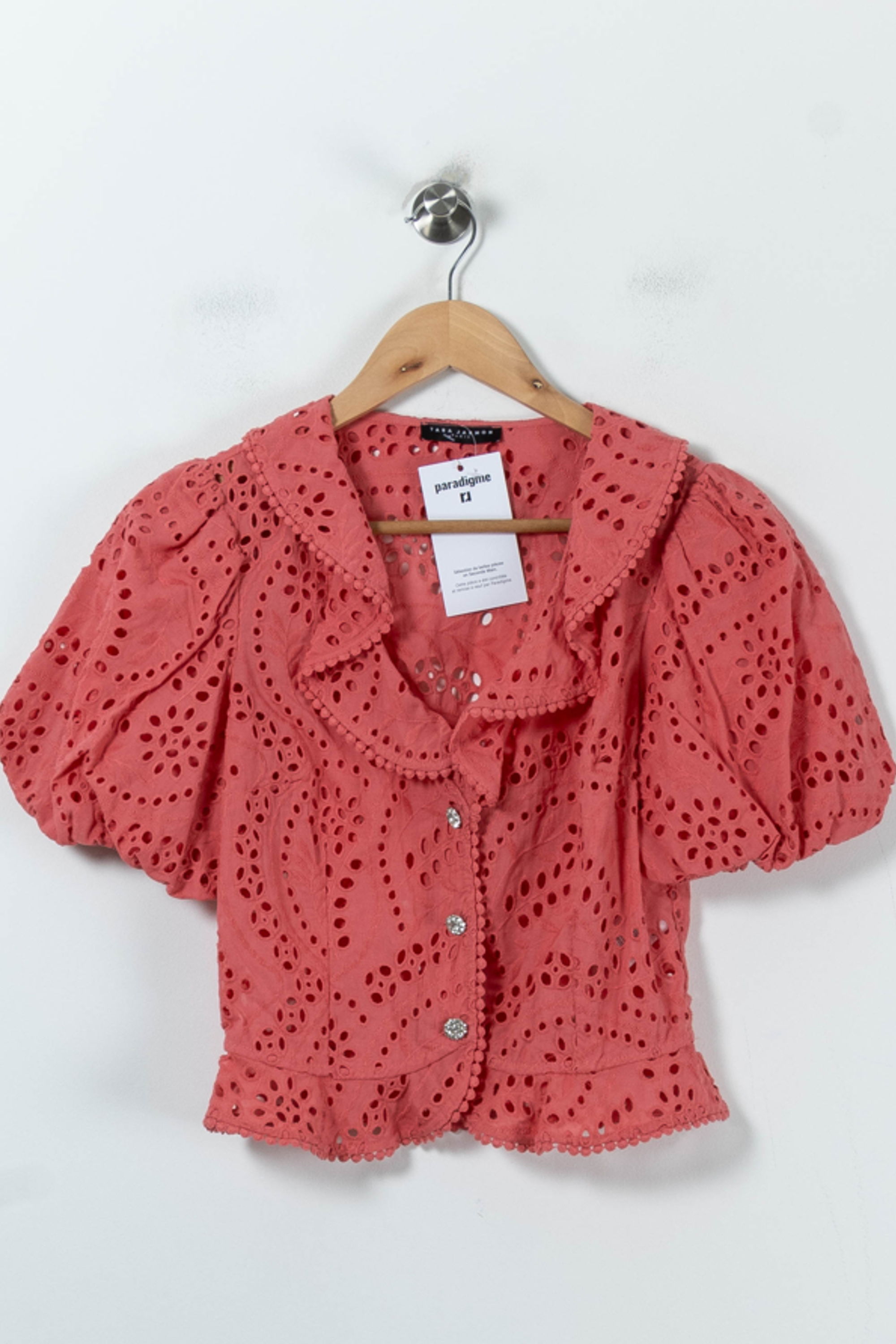 Blouse TARA JARMON - Seconde Main Rouge