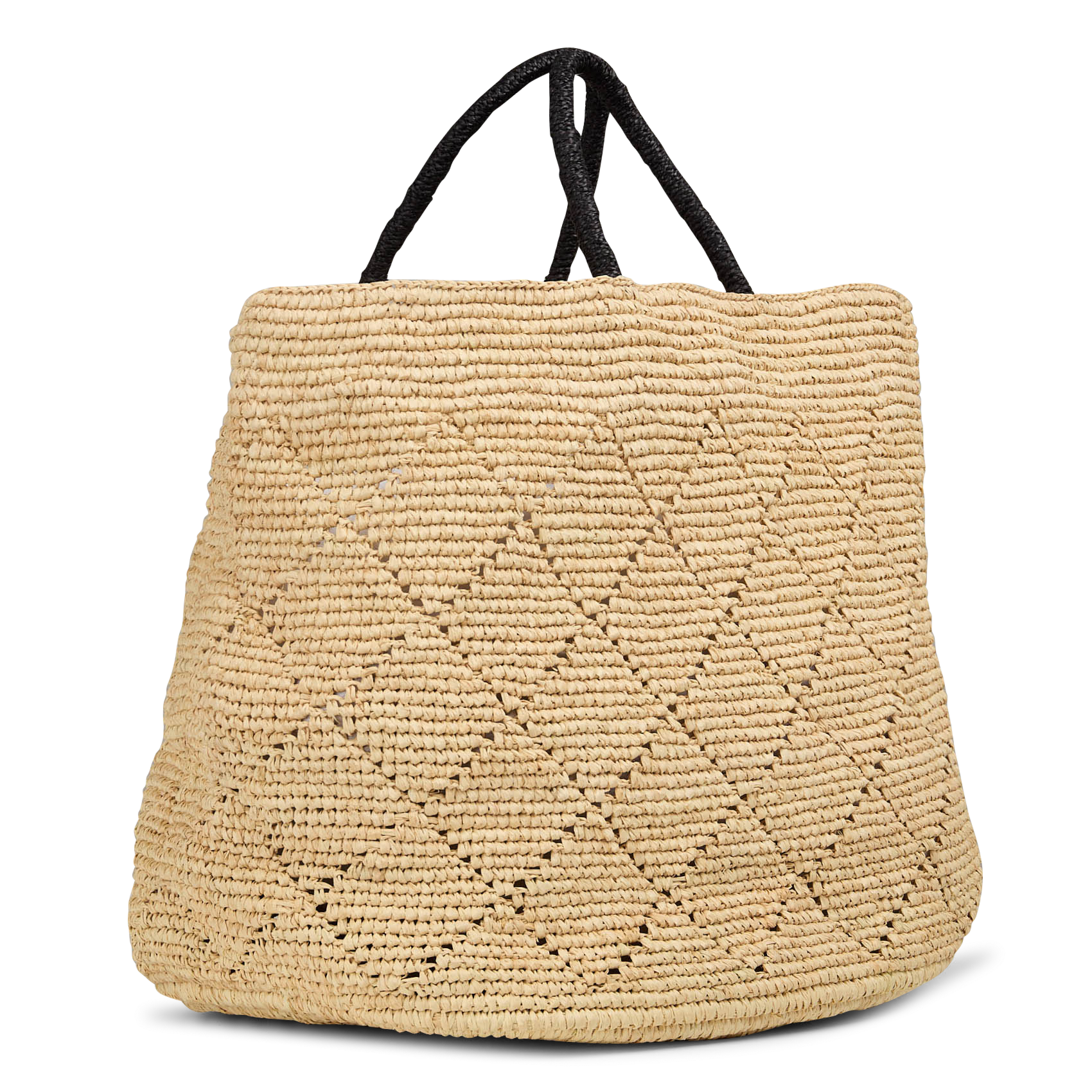 Shopping bag in rafia CAMALYA Beige