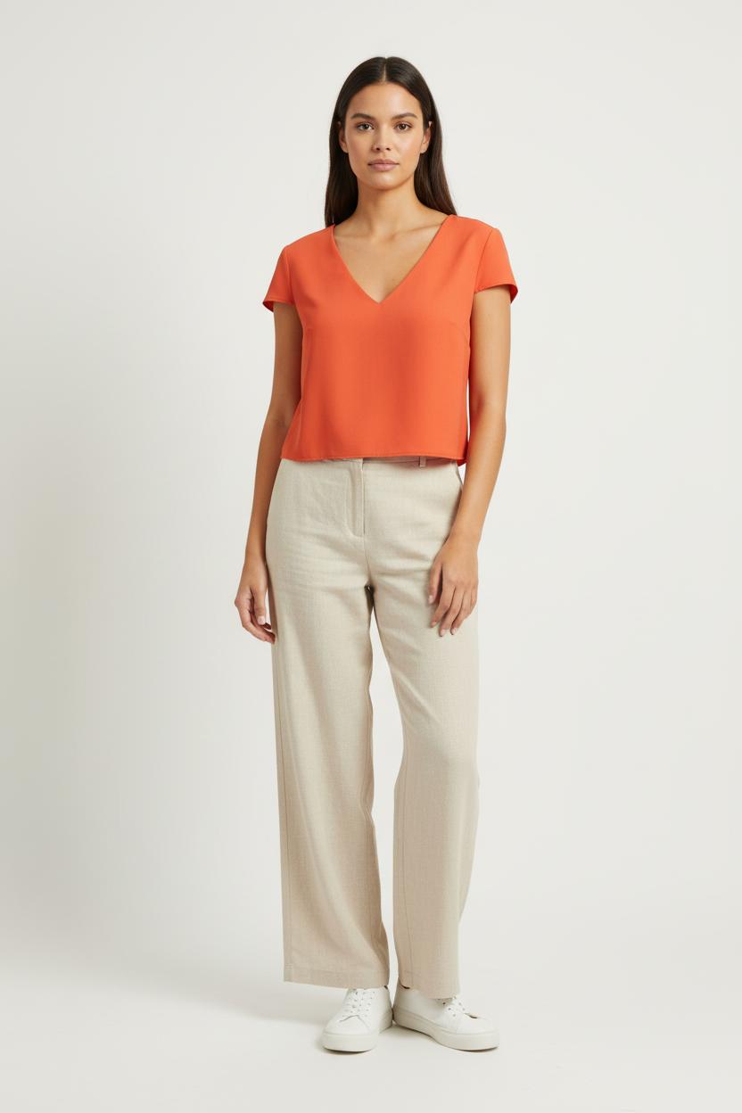 Top & tank top MAISON LEMOINE - Seconde main Orange