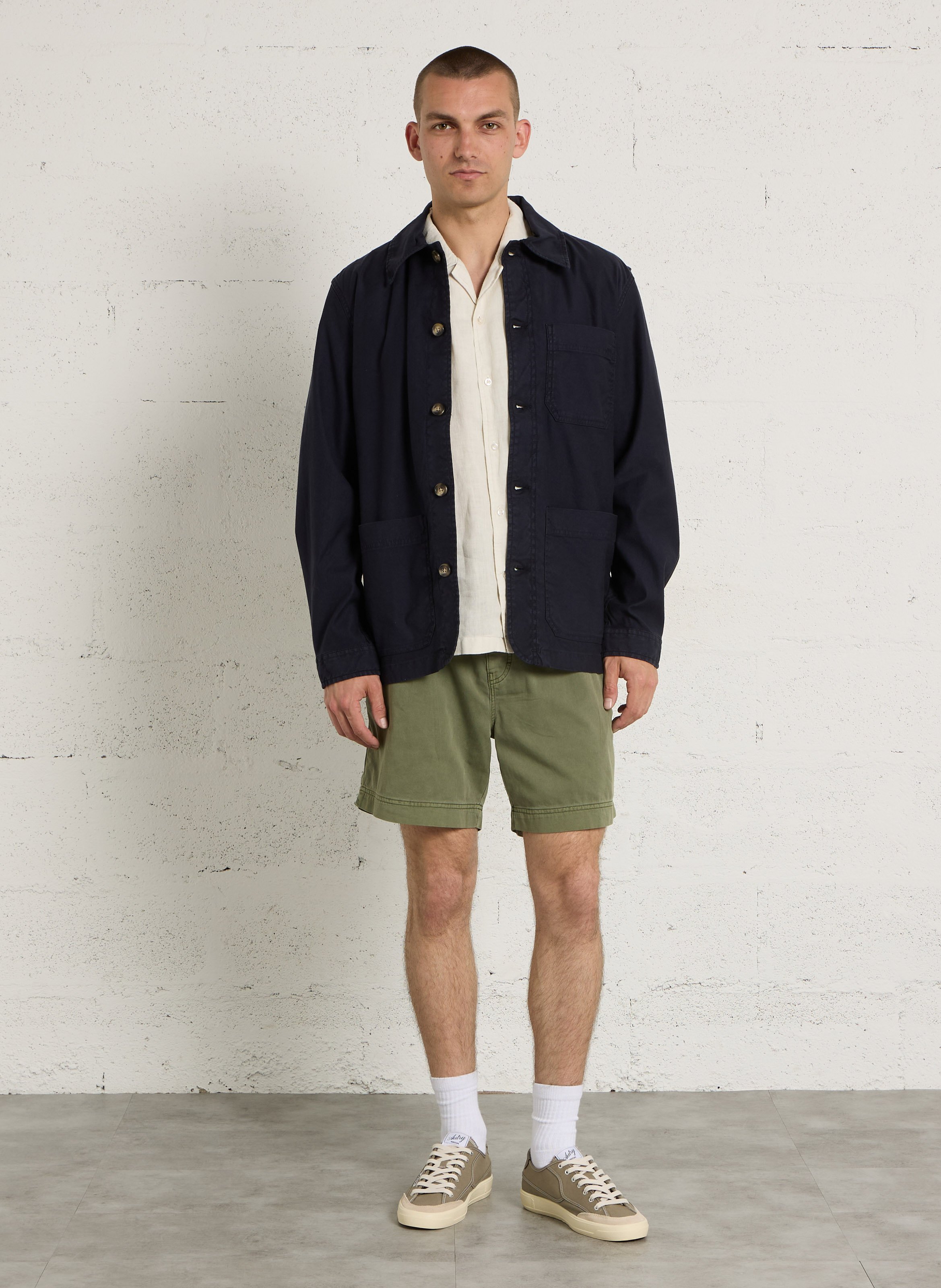 Chemise col classique en coton GANT Bleu