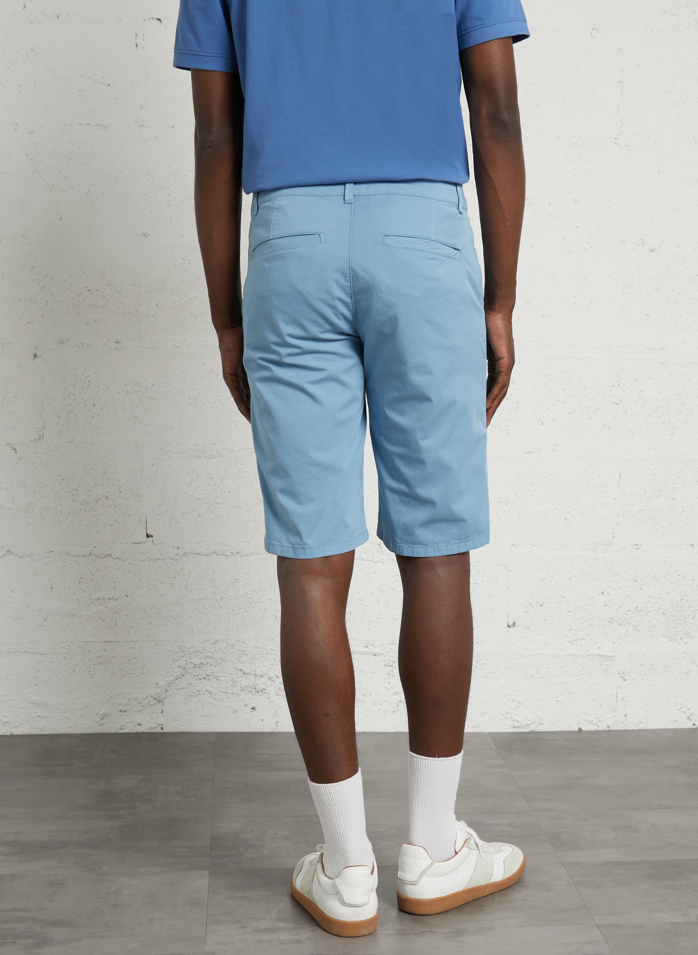 Gerade geschnittene Shorts aus Baumwoll-Mix ARMOR LUX Beige