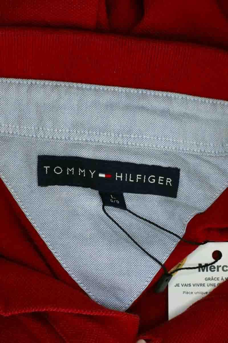 Polo shirt TOMMY HILFIGER - SECONDE MAIN Red