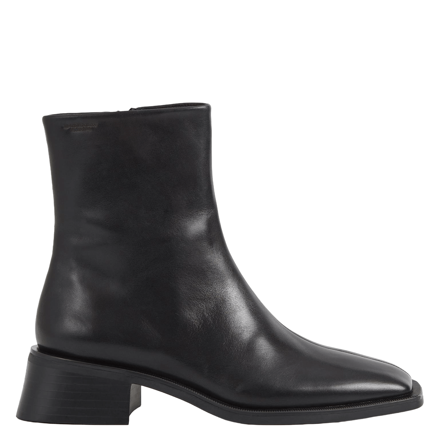 Square-toe leather ankle boots VAGABOND