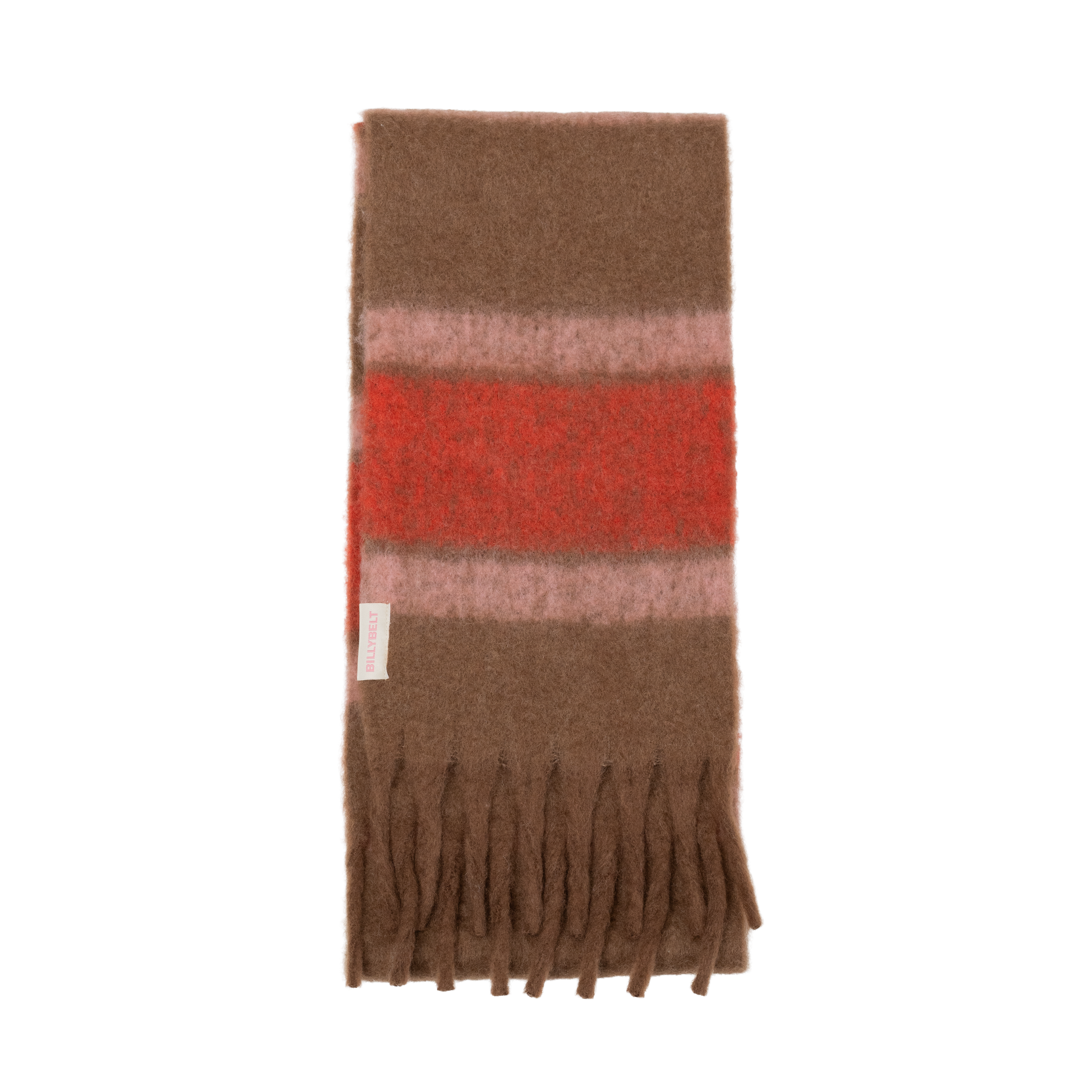 Regular wool scarf BILLYBELT Brown