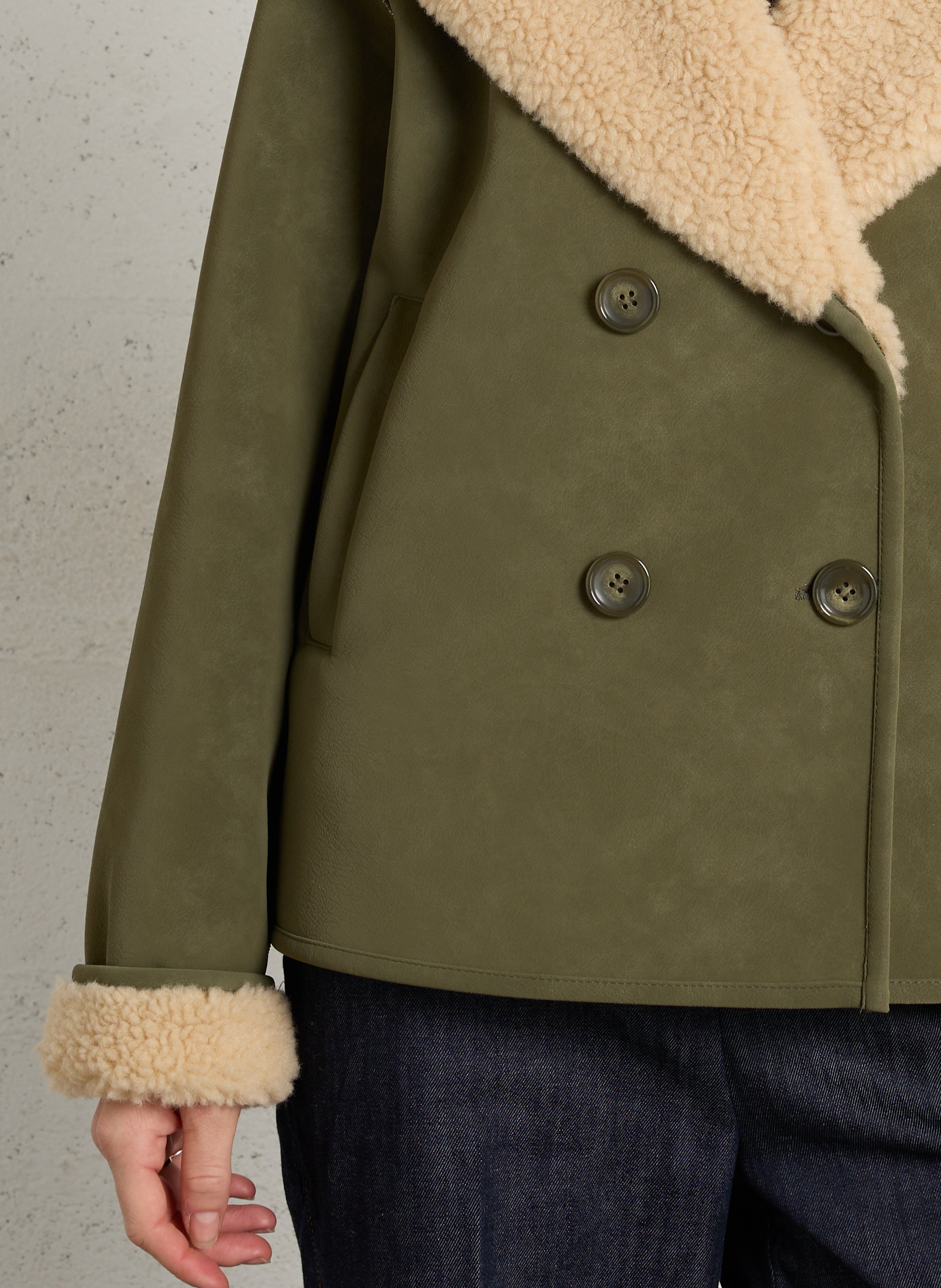 Blazer mit Taschen LEON & HARPER Khaki
