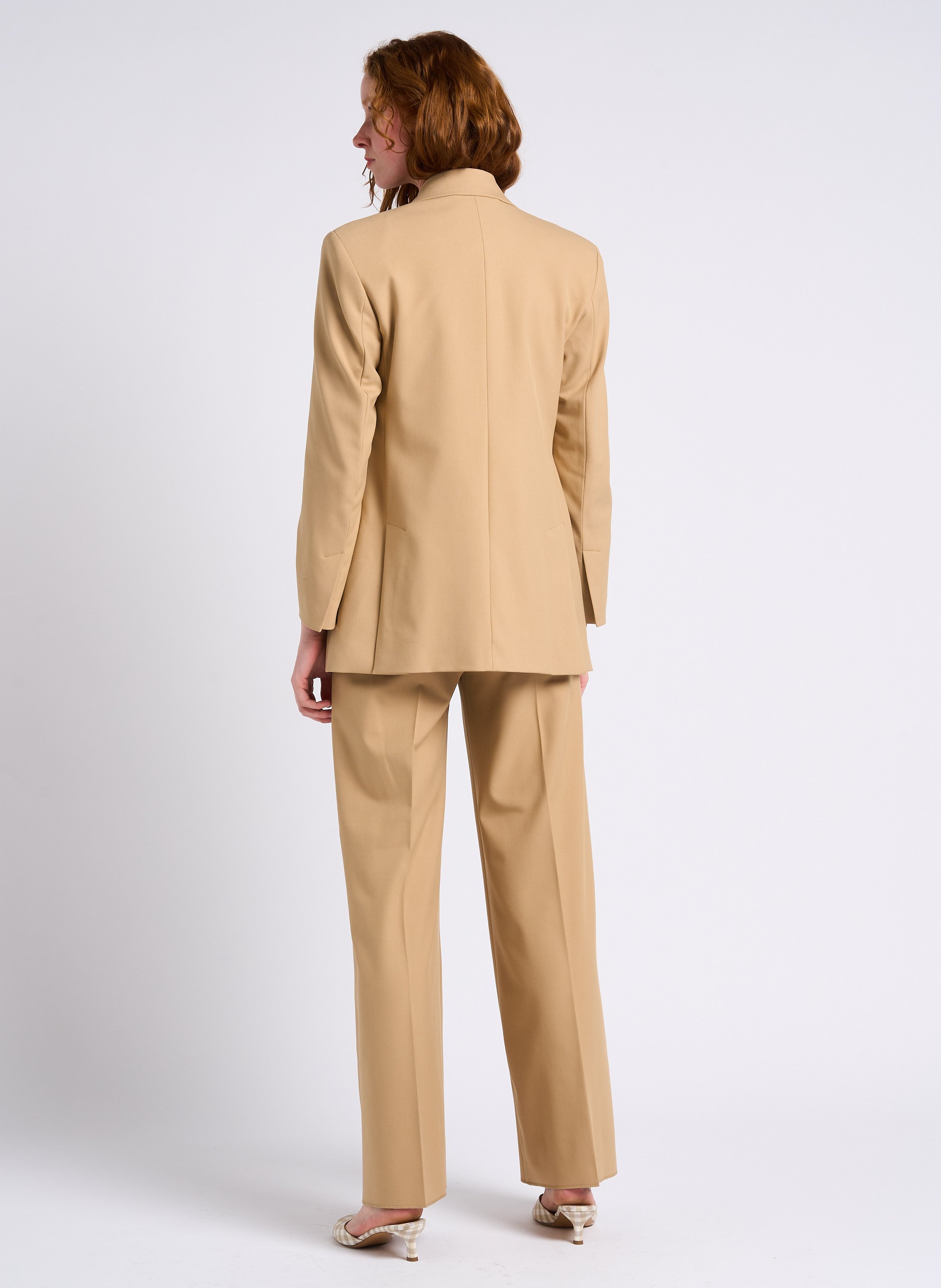 Veste de tailleur droite MAX&Co. Beige