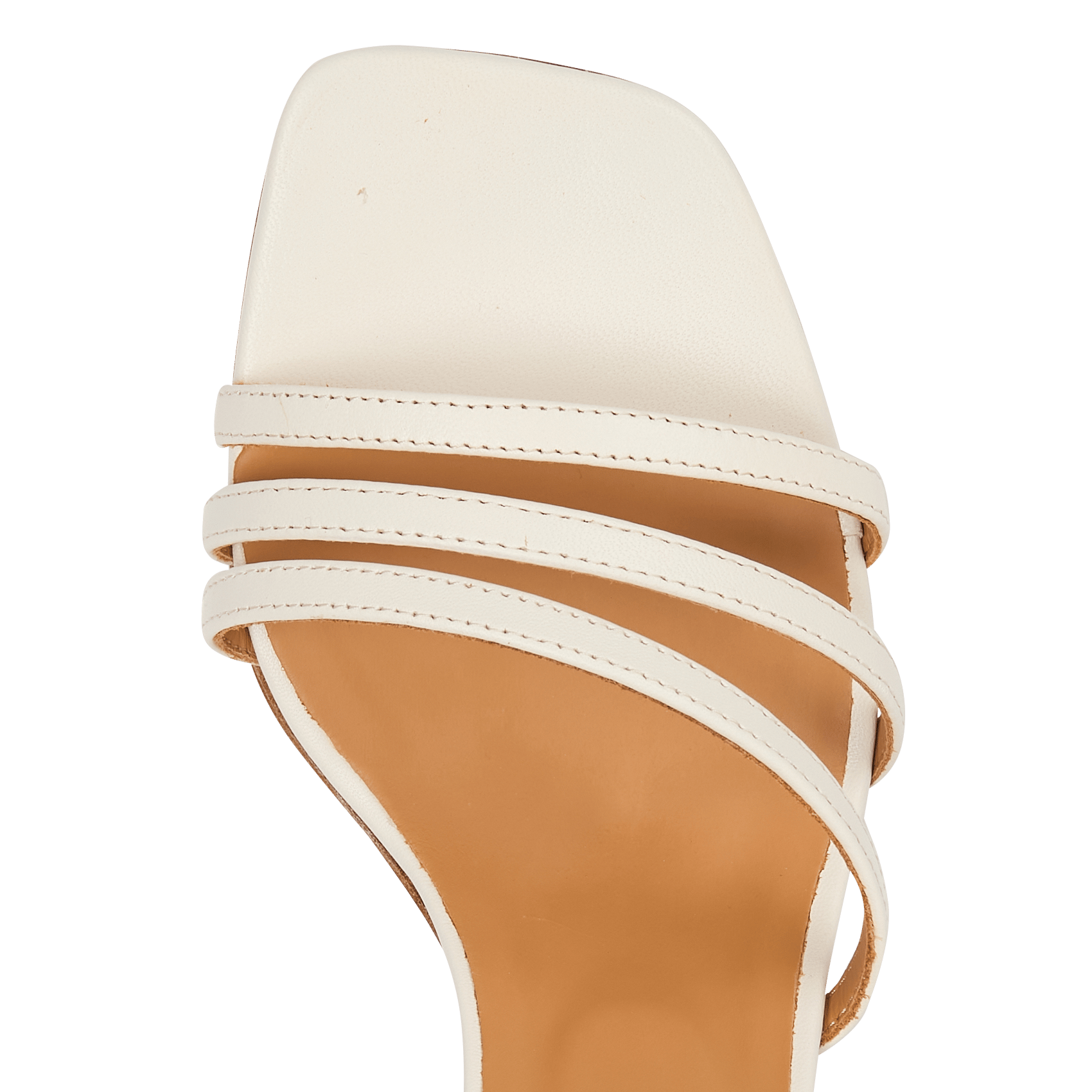 Sandales à talons en cuir BOBBIES Blanc