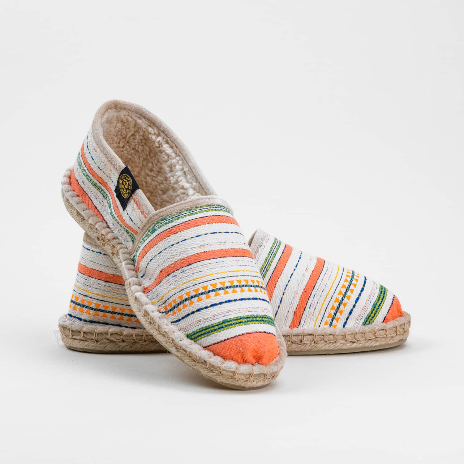 Striped espadrilles ART OF SOULE Beige