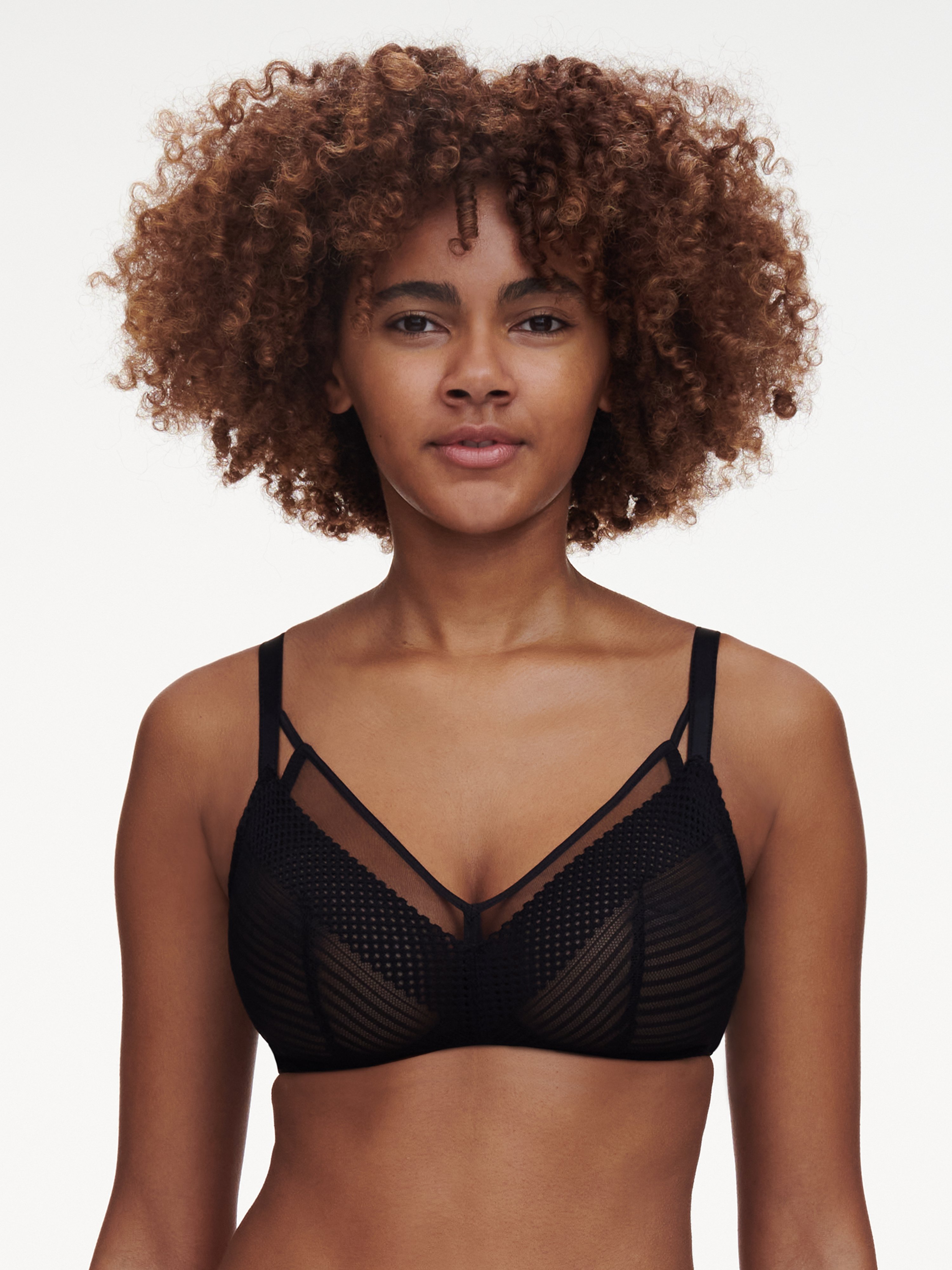 Non-wired support bra PLAY Noir