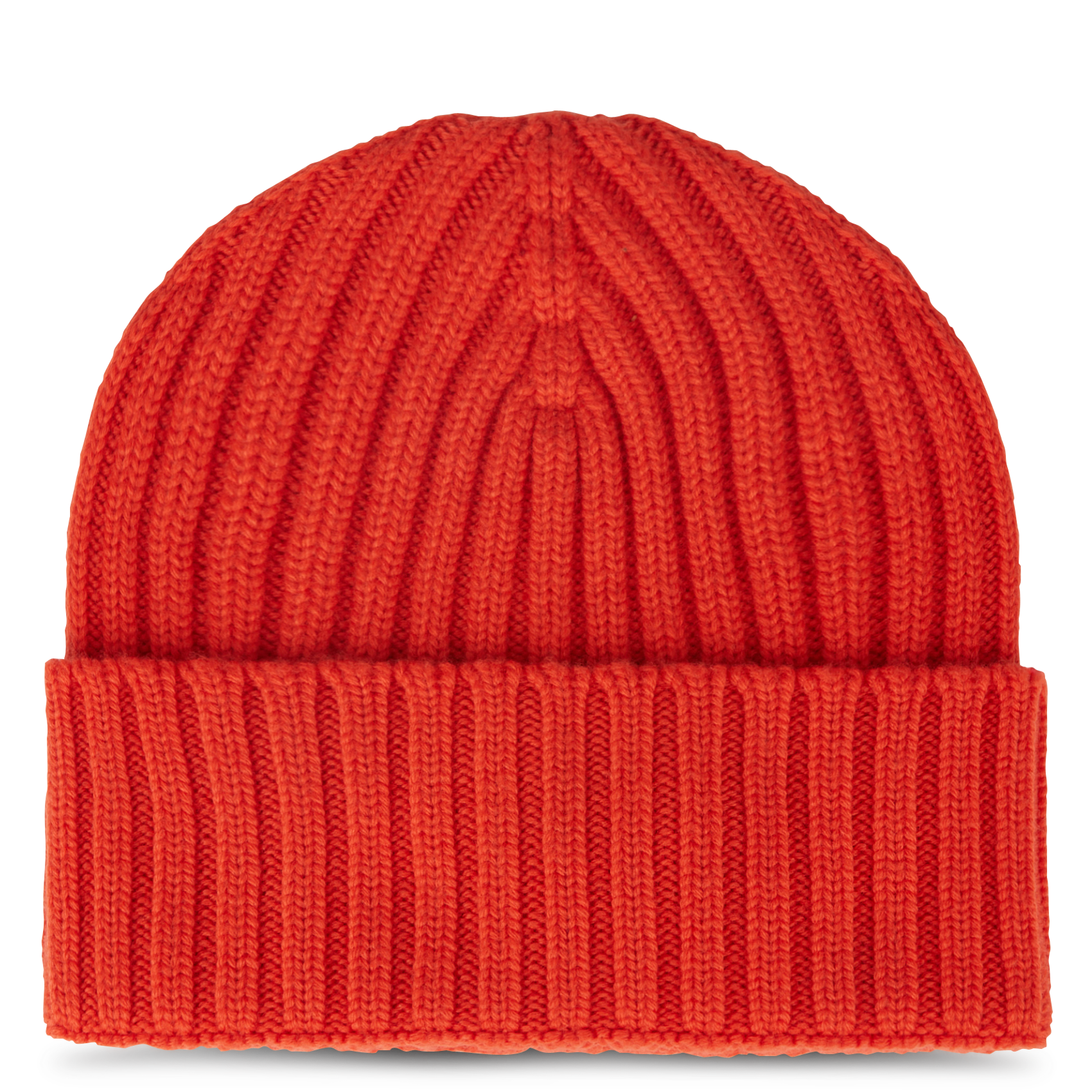 Effen muts van merinowol SAISON 1865 Oranje