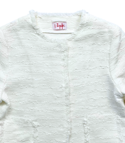 White Kids Jacket - 6 years IL GUFO - Seconde main White
