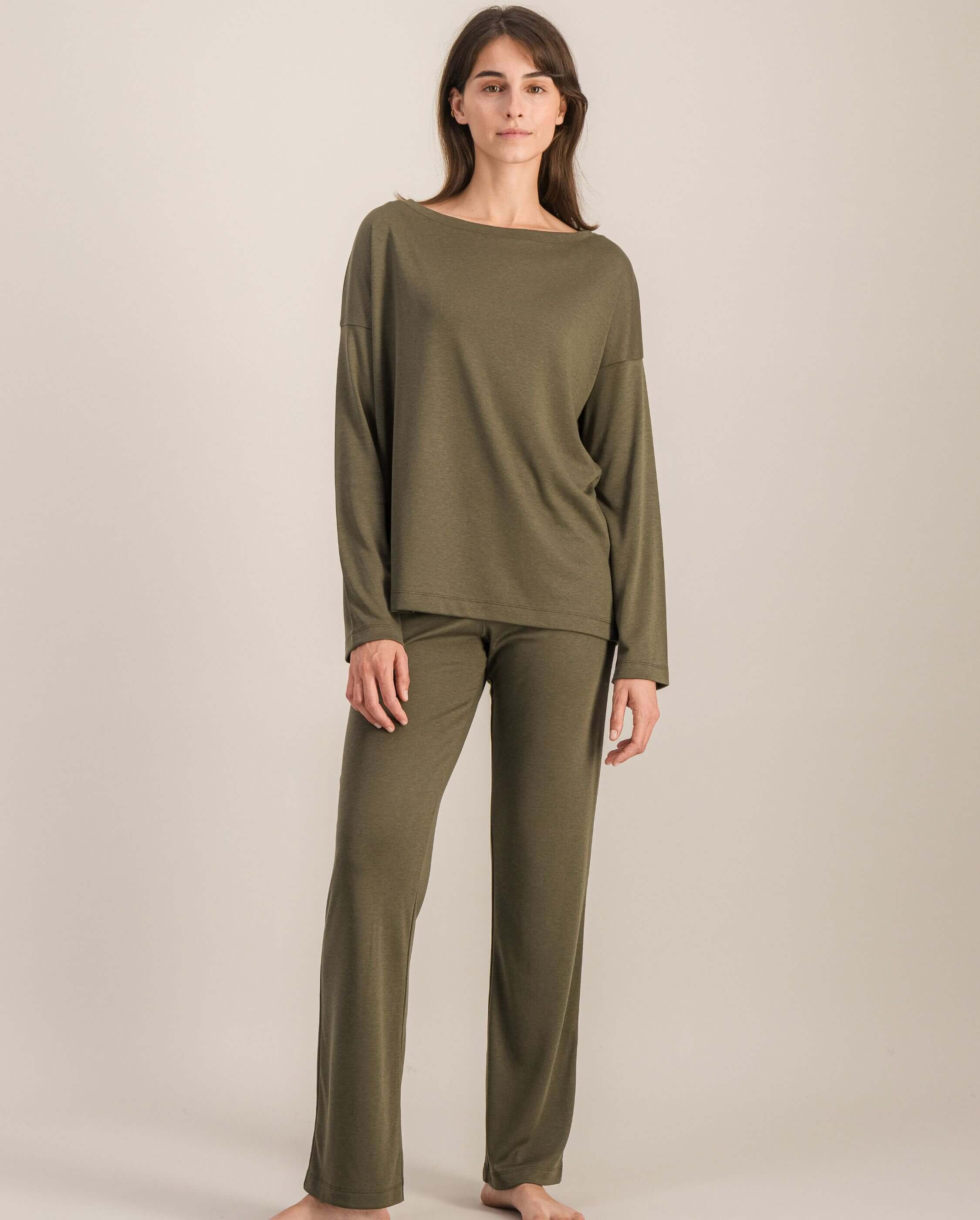 Women's pajama bottoms, matcha ANGARDE Green