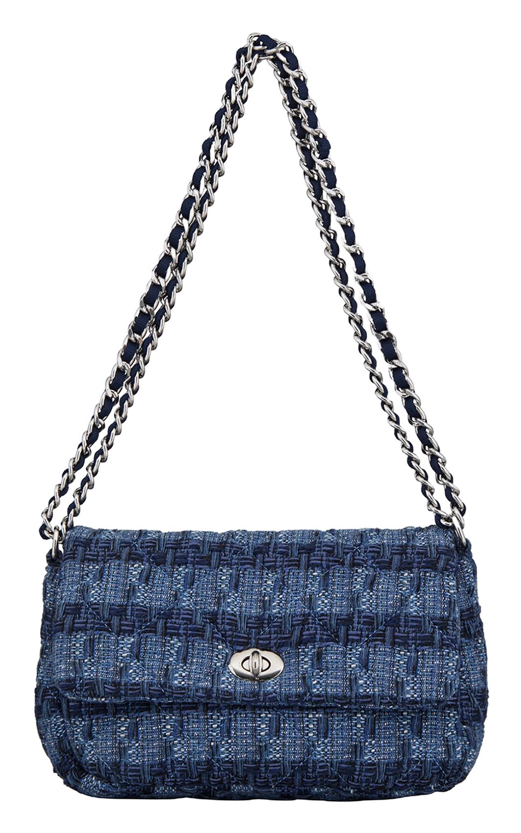 Sac bandoulière tissé à rabat BECKSONDERGAARD Bleu