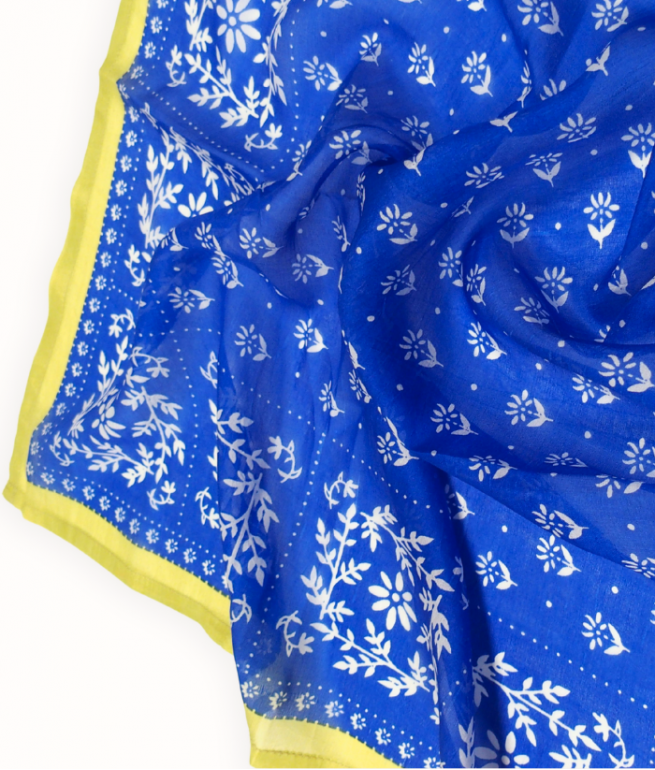 Adult scarf BINDI ATELIER Blue