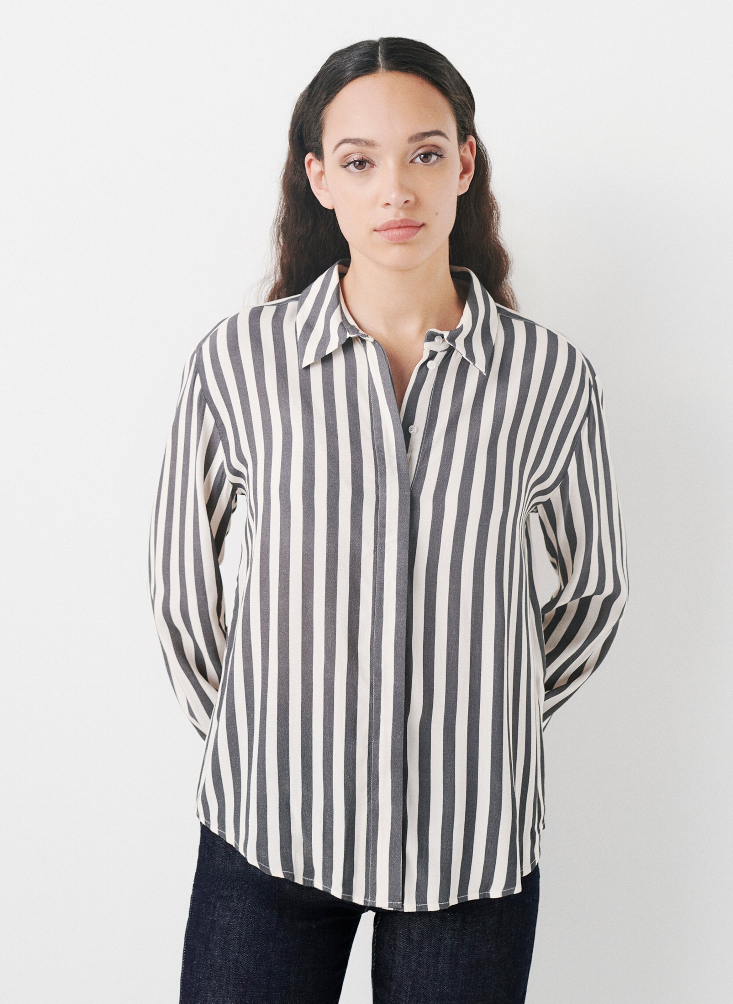 Striped shirt with classic collar CAROLL