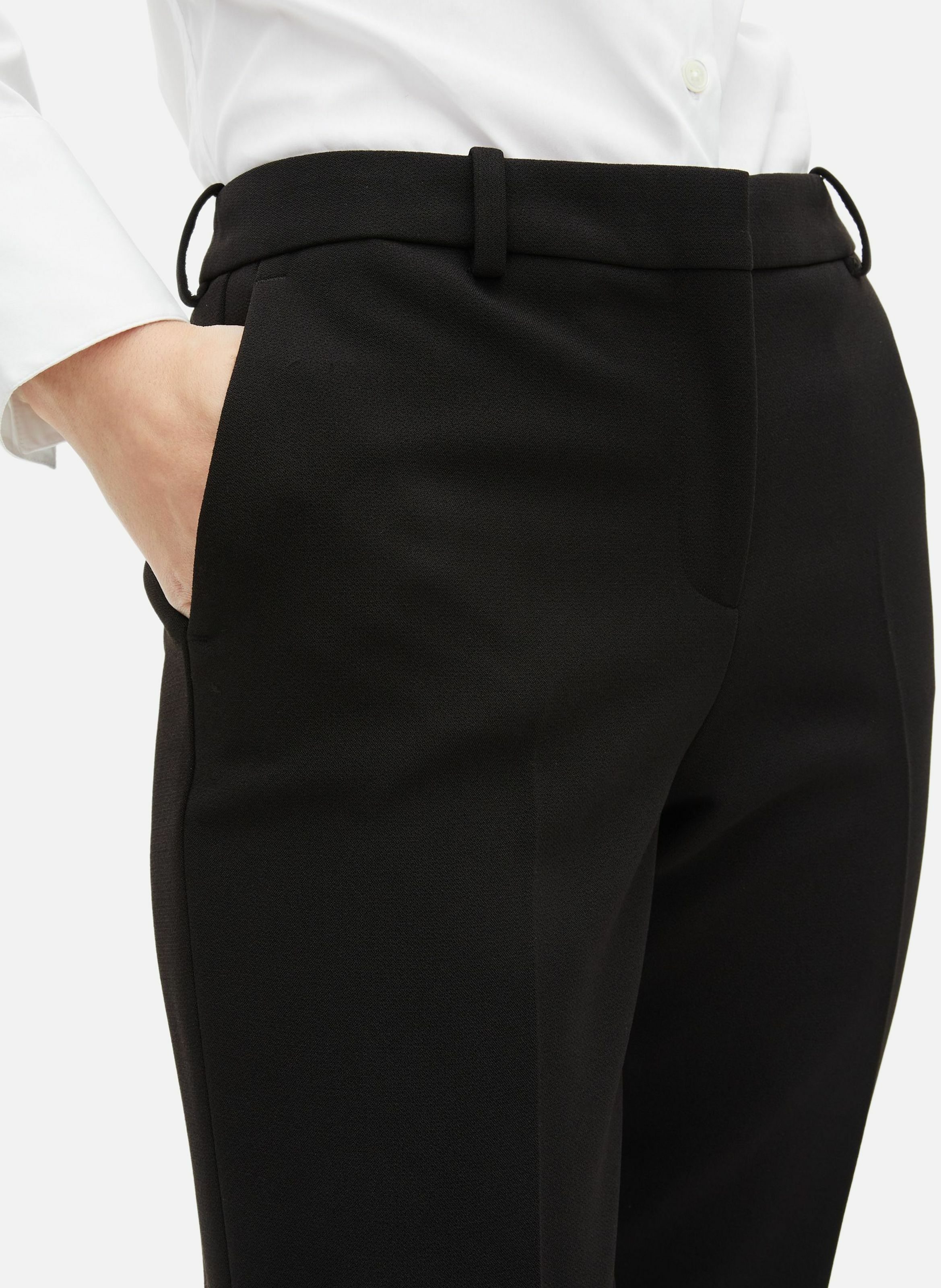Tailored crepe trousers with a slim fit THE KOOPLES Black